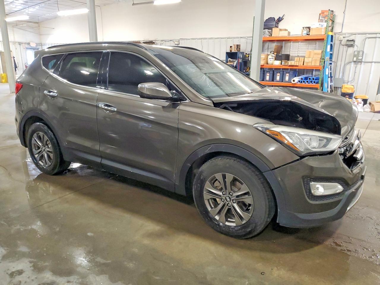 2014 Hyundai Santa Fe Sport 2.4l Brown vin: 5XYZUDLB6EG201449