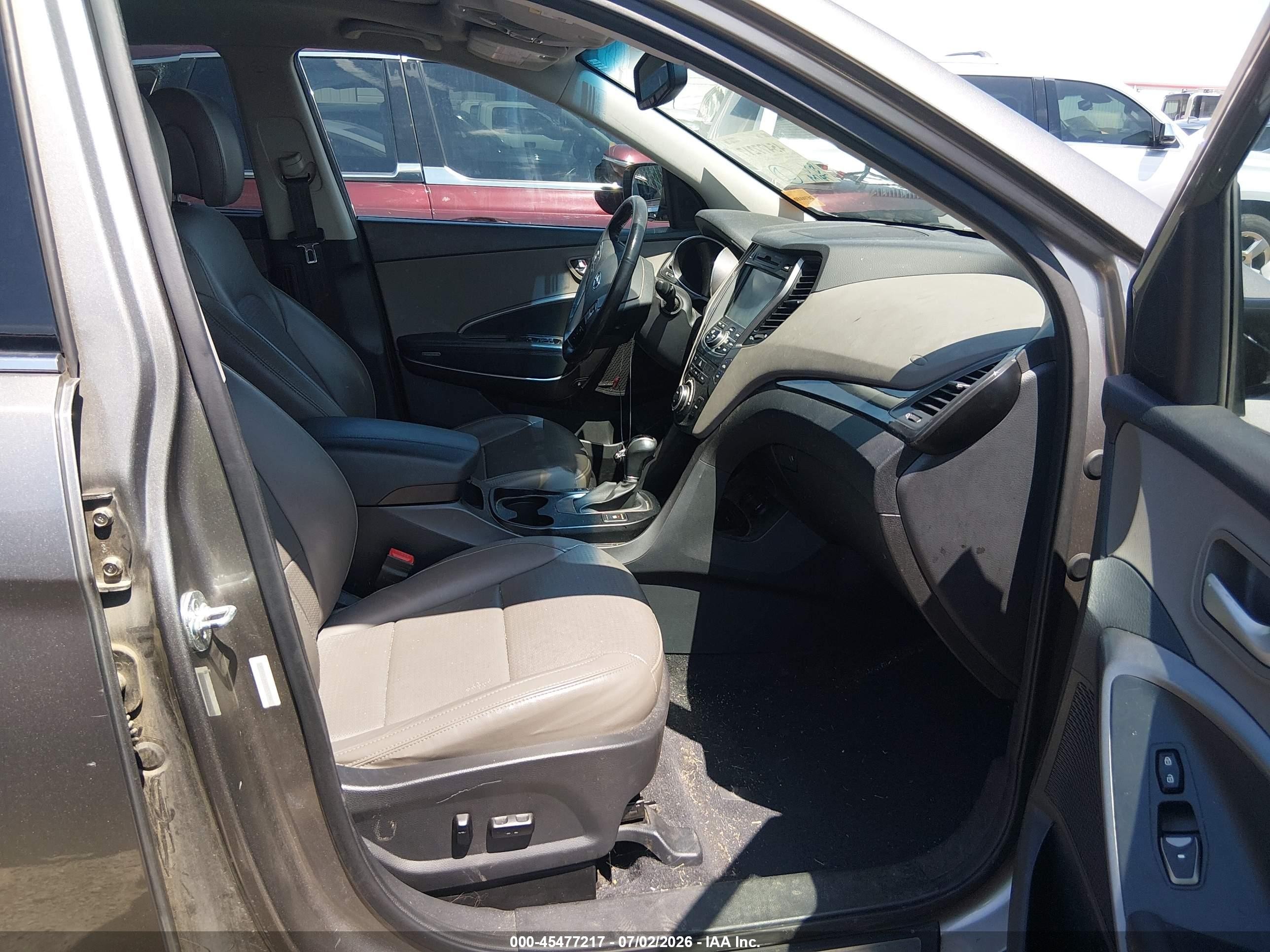 2014 Hyundai Santa Fe Sport 2.4l Gray vin: 5XYZUDLB6EG211348