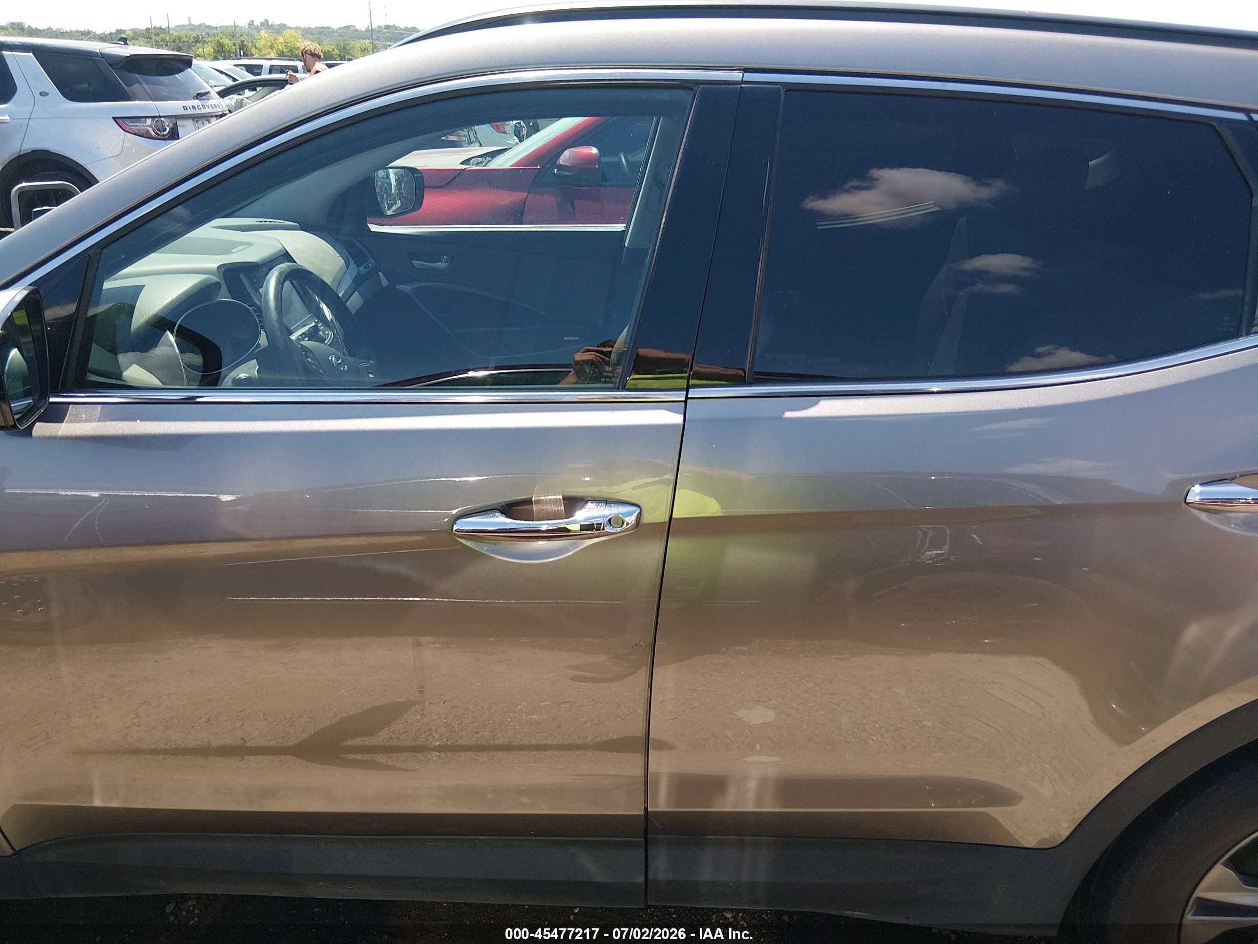 2014 Hyundai Santa Fe Sport 2.4l Gray vin: 5XYZUDLB6EG211348