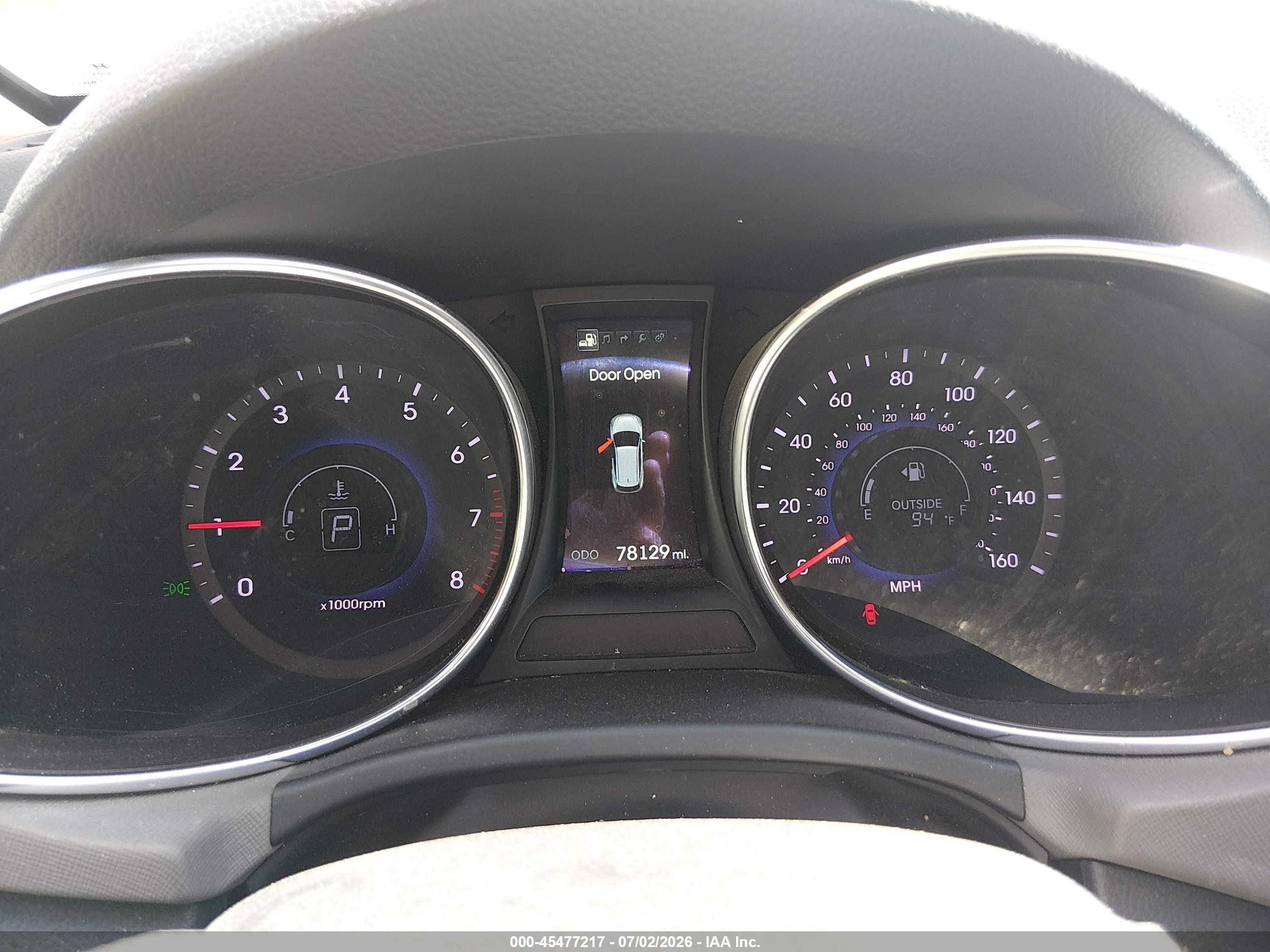 2014 Hyundai Santa Fe Sport 2.4l Gray vin: 5XYZUDLB6EG211348