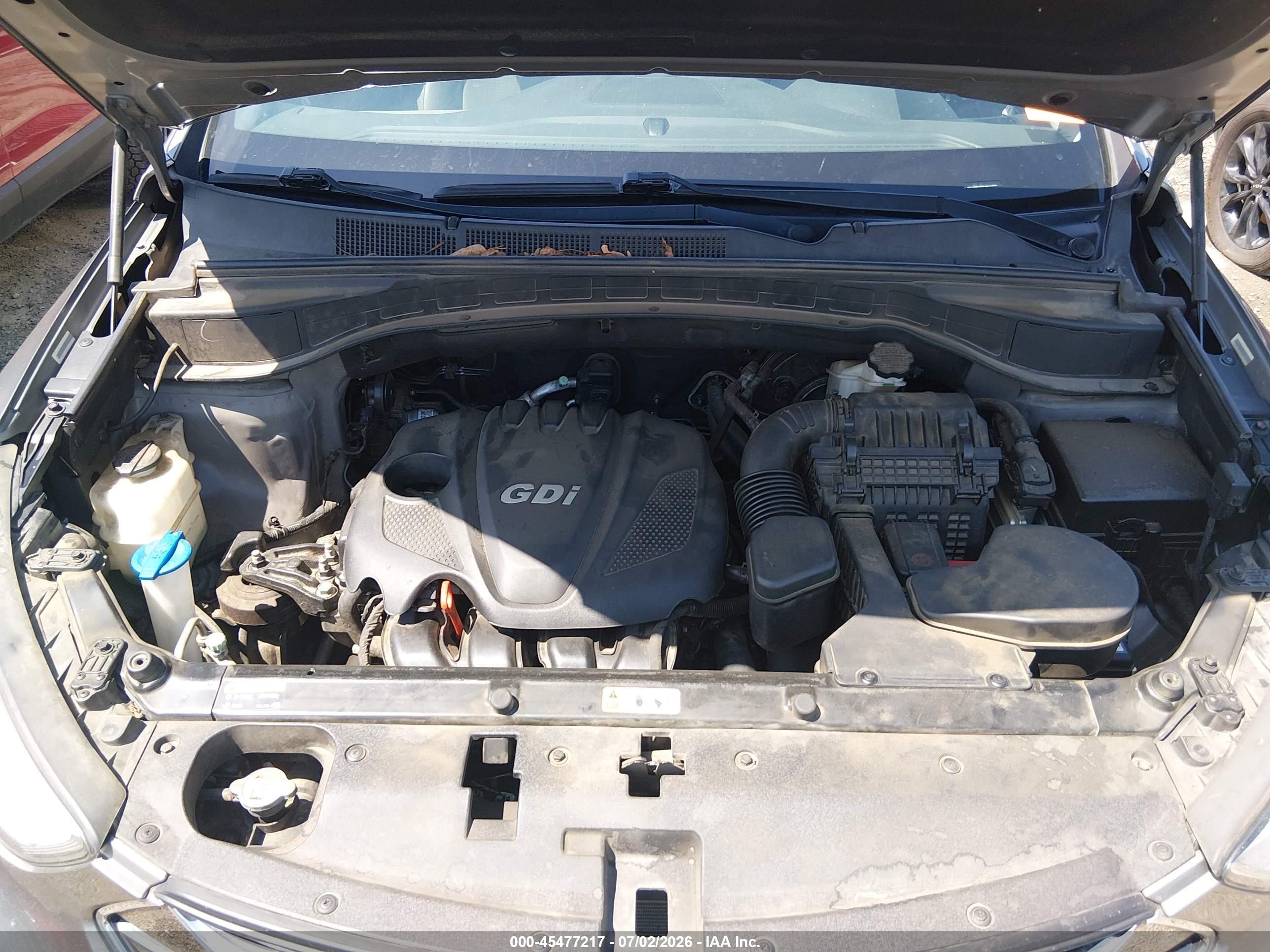 2014 Hyundai Santa Fe Sport 2.4l Gray vin: 5XYZUDLB6EG211348