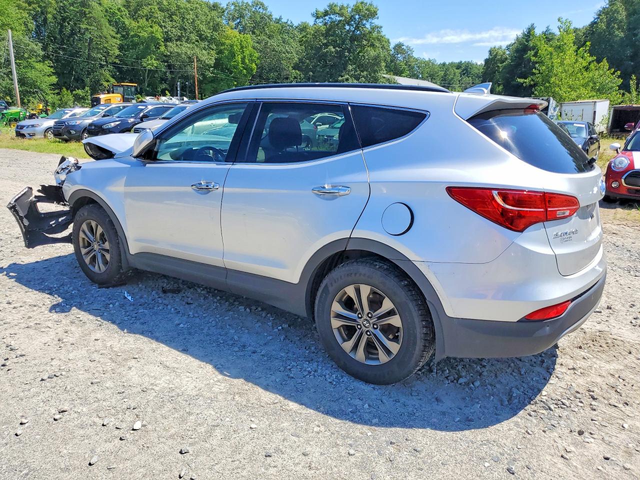 2014 Hyundai Santa Fe Sport 2.4l Silver vin: 5XYZUDLB6EG228148