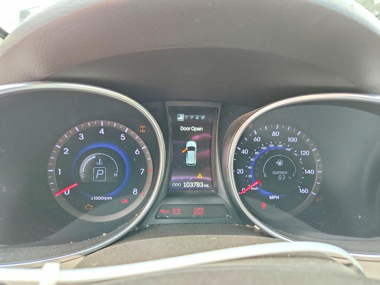 2014 Hyundai Santa Fe Sport 2.4l White vin: 5XYZUDLB6EG231826