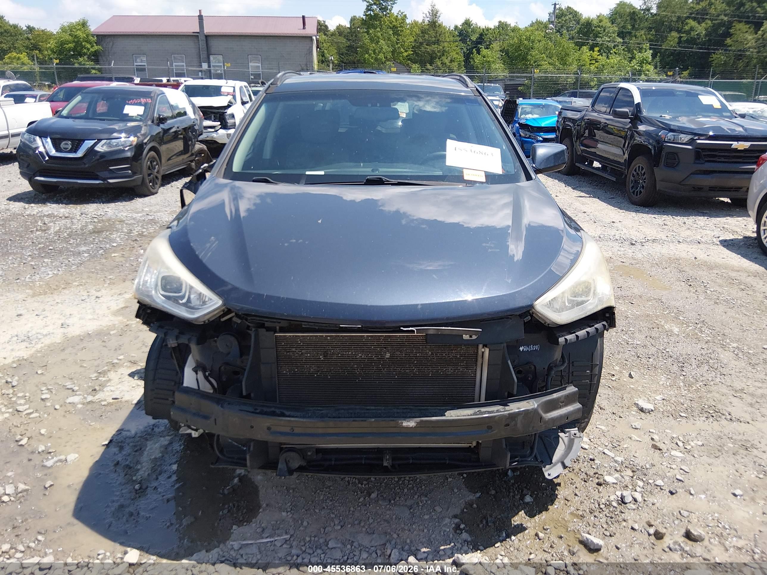 2015 Hyundai Santa Fe Sport 2.4l Black vin: 5XYZUDLB6FG248224