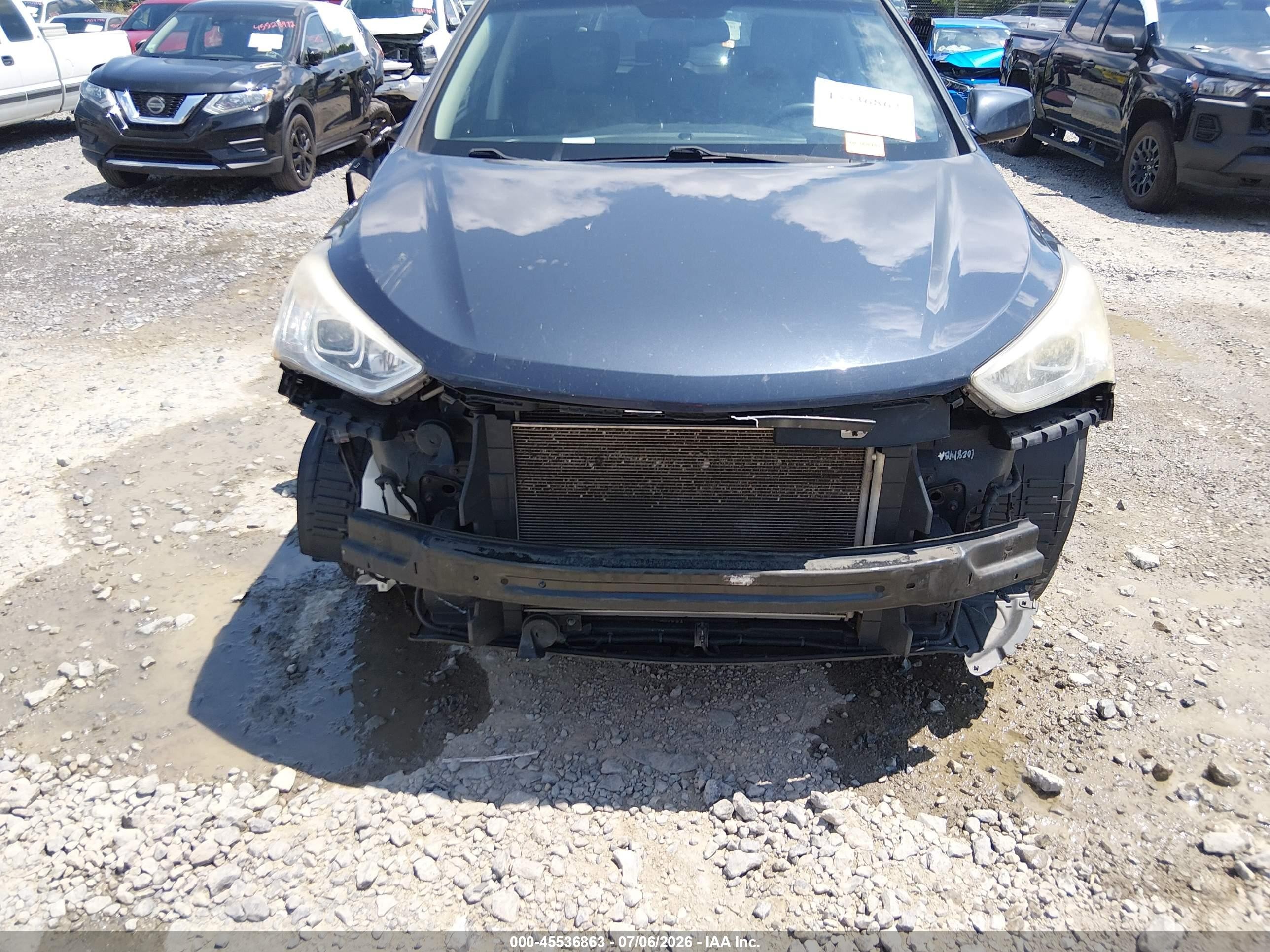 2015 Hyundai Santa Fe Sport 2.4l Black vin: 5XYZUDLB6FG248224