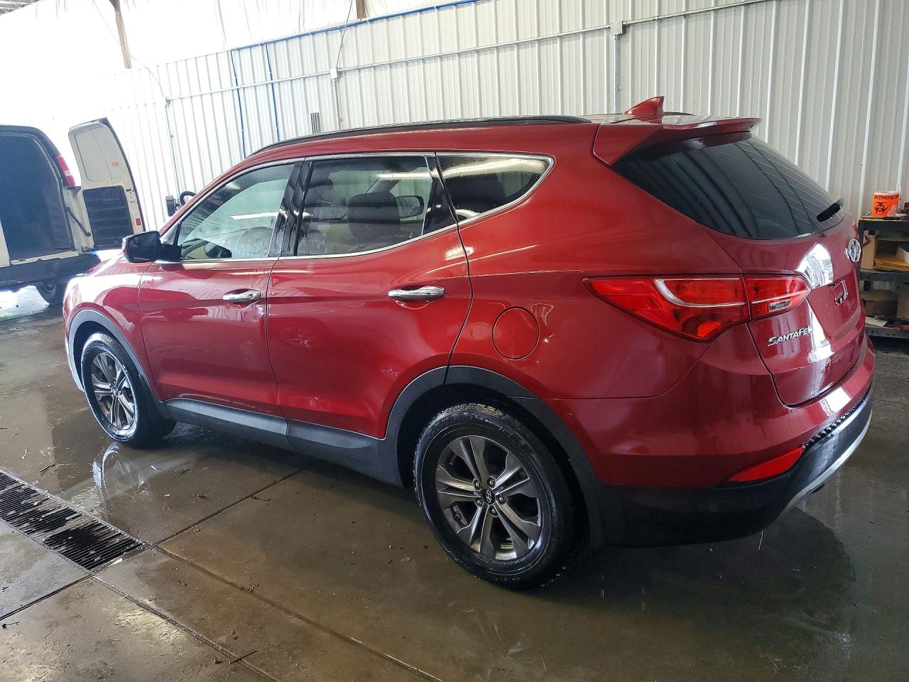 2015 Hyundai Santa Fe Sport 2.4l Maroon vin: 5XYZUDLB6FG252094