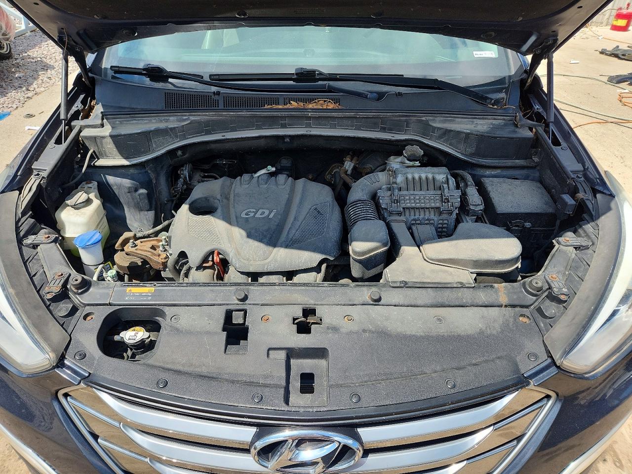 2015 Hyundai Santa Fe Sport 2.4l Blue vin: 5XYZUDLB6FG264732