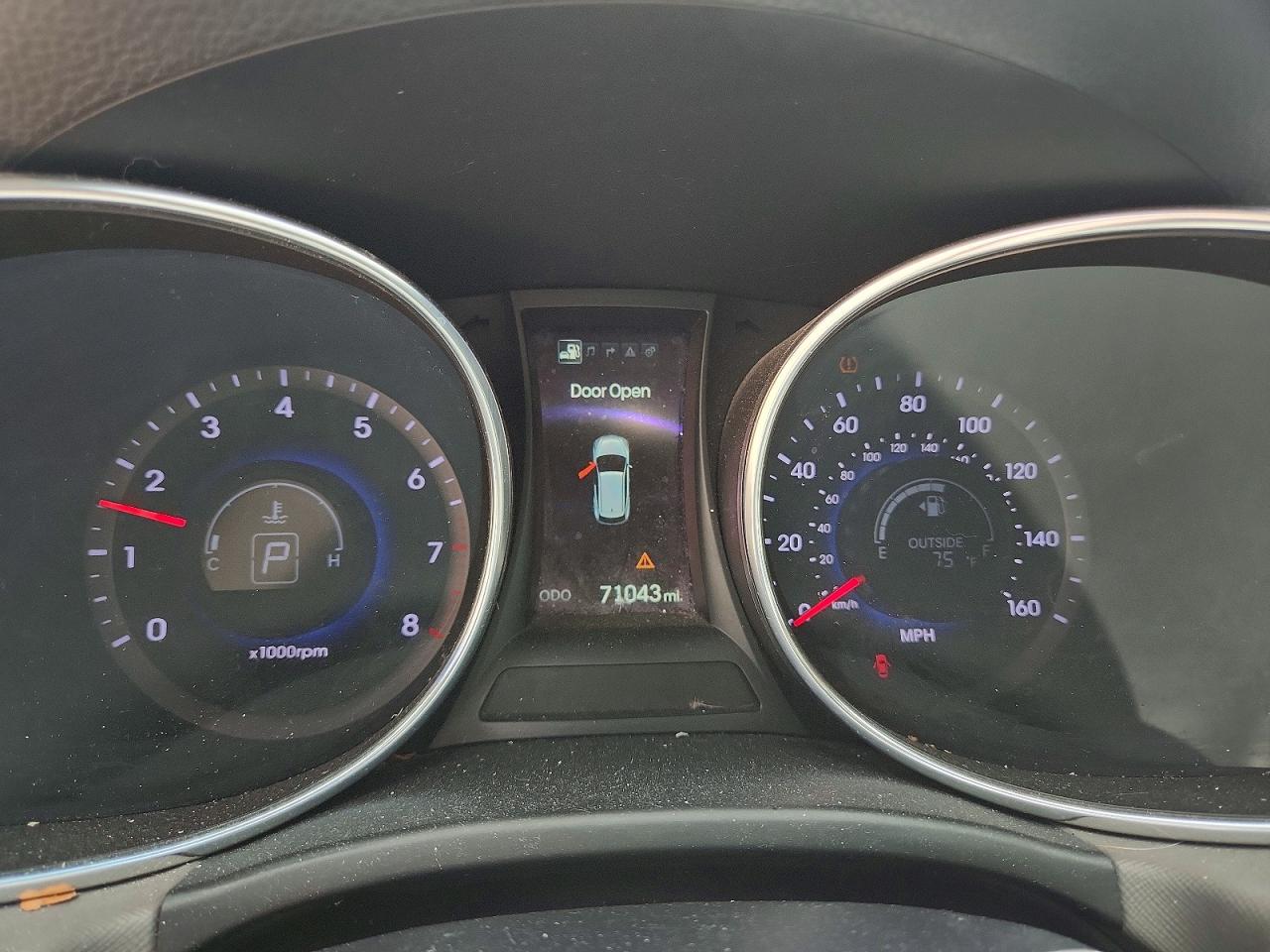 2015 Hyundai Santa Fe Sport 2.4l Blue vin: 5XYZUDLB6FG264732