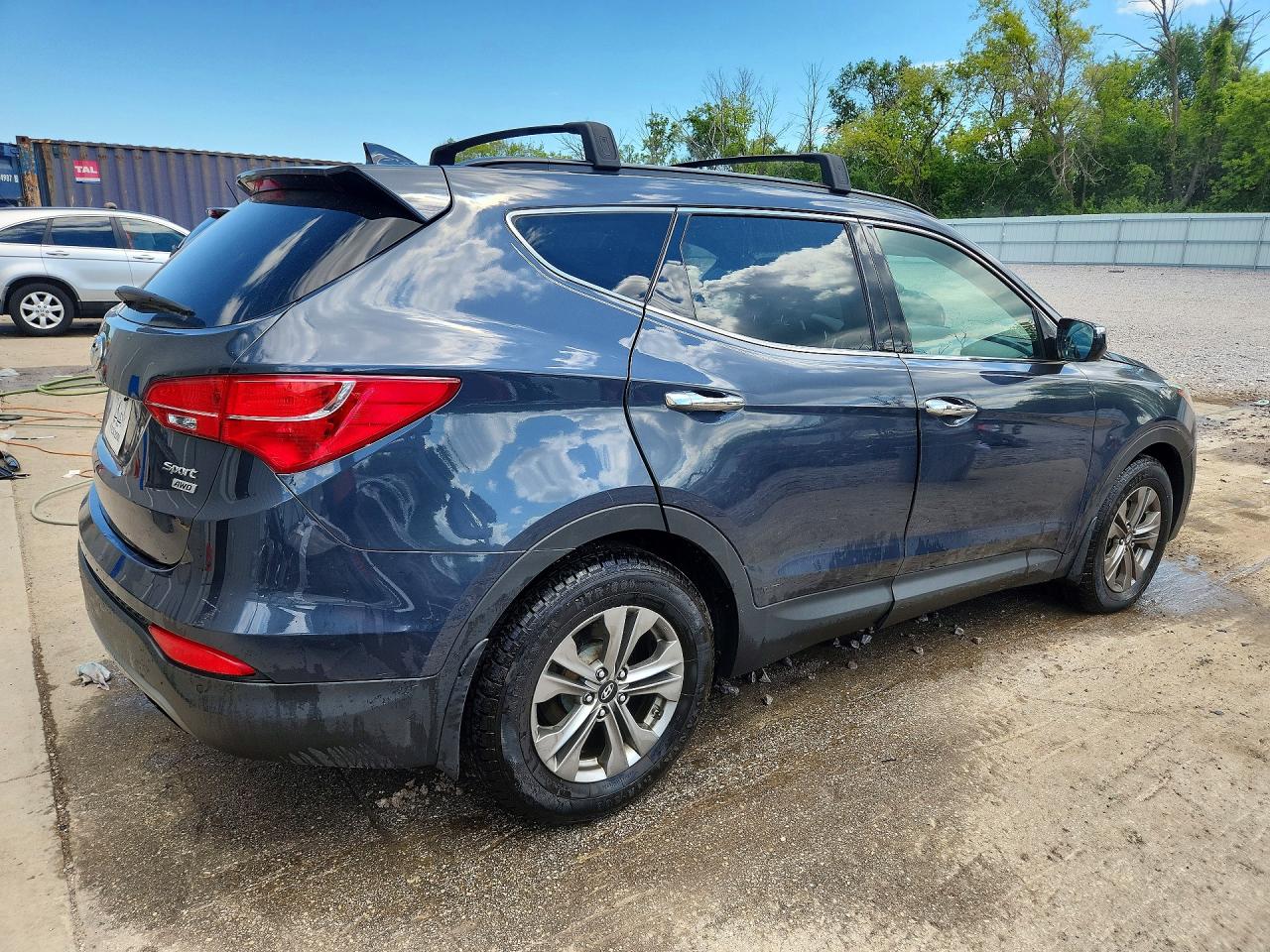 2015 Hyundai Santa Fe Sport 2.4l Blue vin: 5XYZUDLB6FG264732