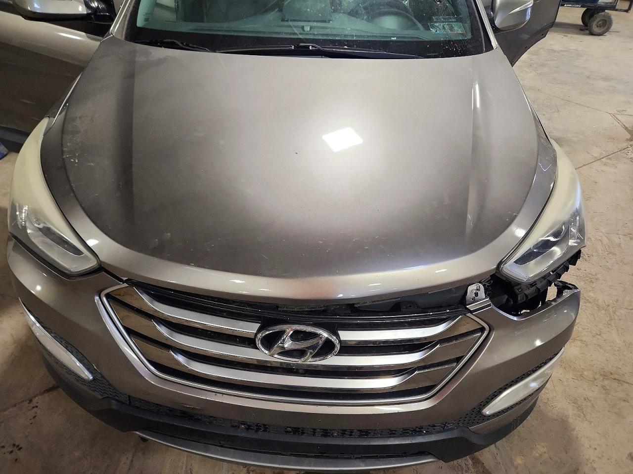 2015 Hyundai Santa Fe Sport 2.4l Gray vin: 5XYZUDLB6FG284706