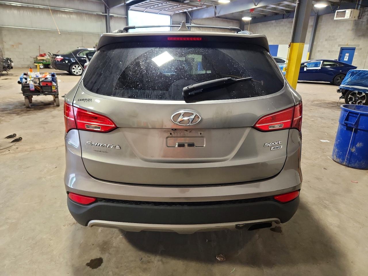 2015 Hyundai Santa Fe Sport 2.4l Gray vin: 5XYZUDLB6FG284706