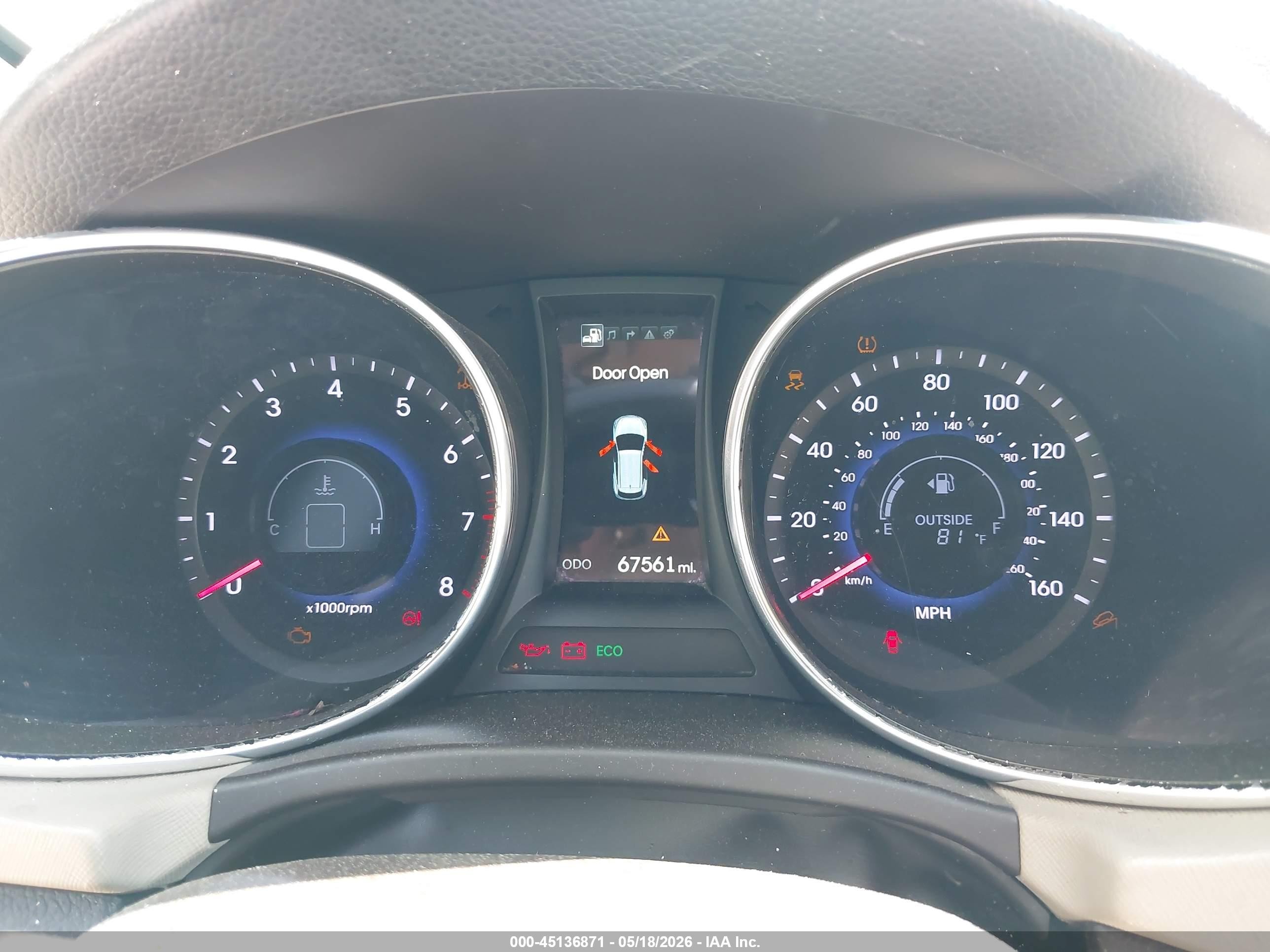 2015 Hyundai Santa Fe Sport 2.4l Gray vin: 5XYZUDLB6FG301035