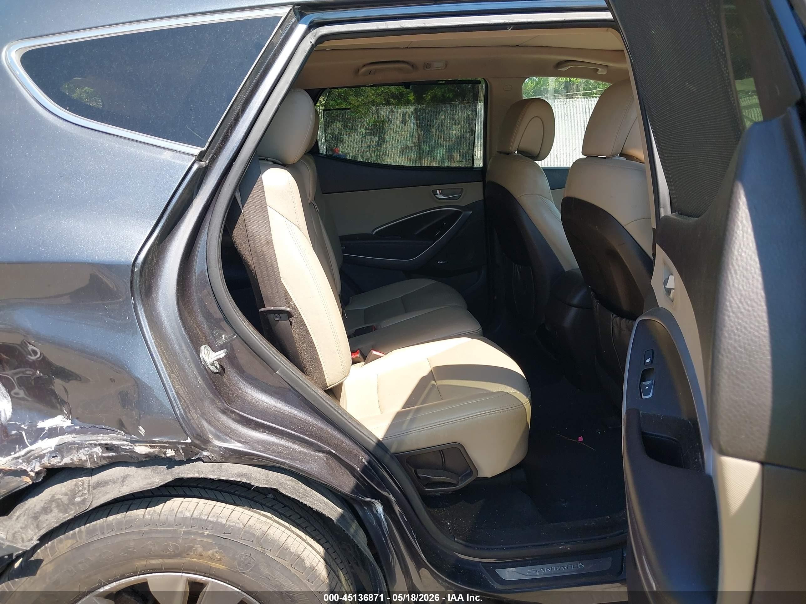 2015 Hyundai Santa Fe Sport 2.4l Gray vin: 5XYZUDLB6FG301035