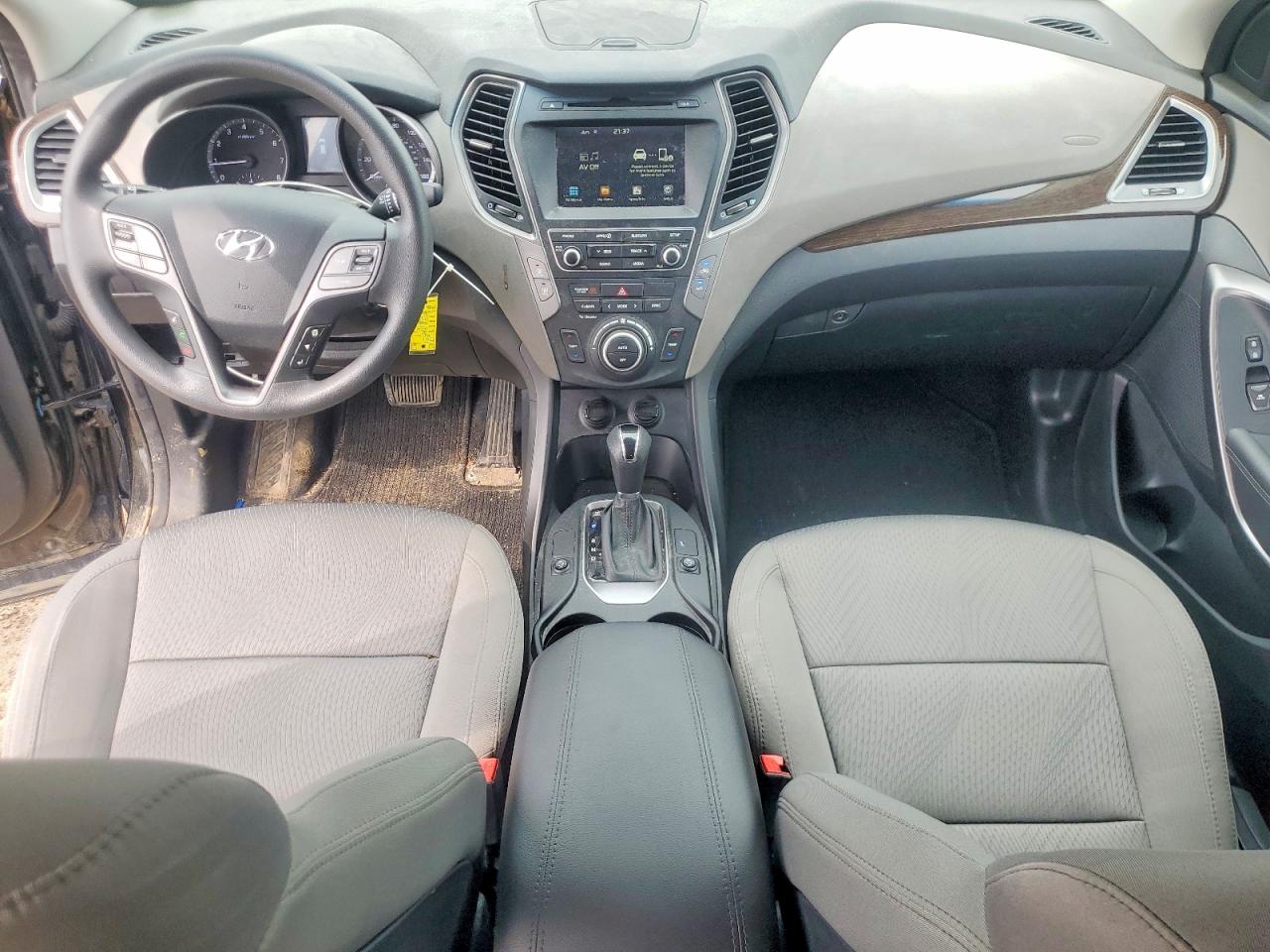 2017 Hyundai Santa Fe Sport 2.4l Black vin: 5XYZUDLB6HG429326
