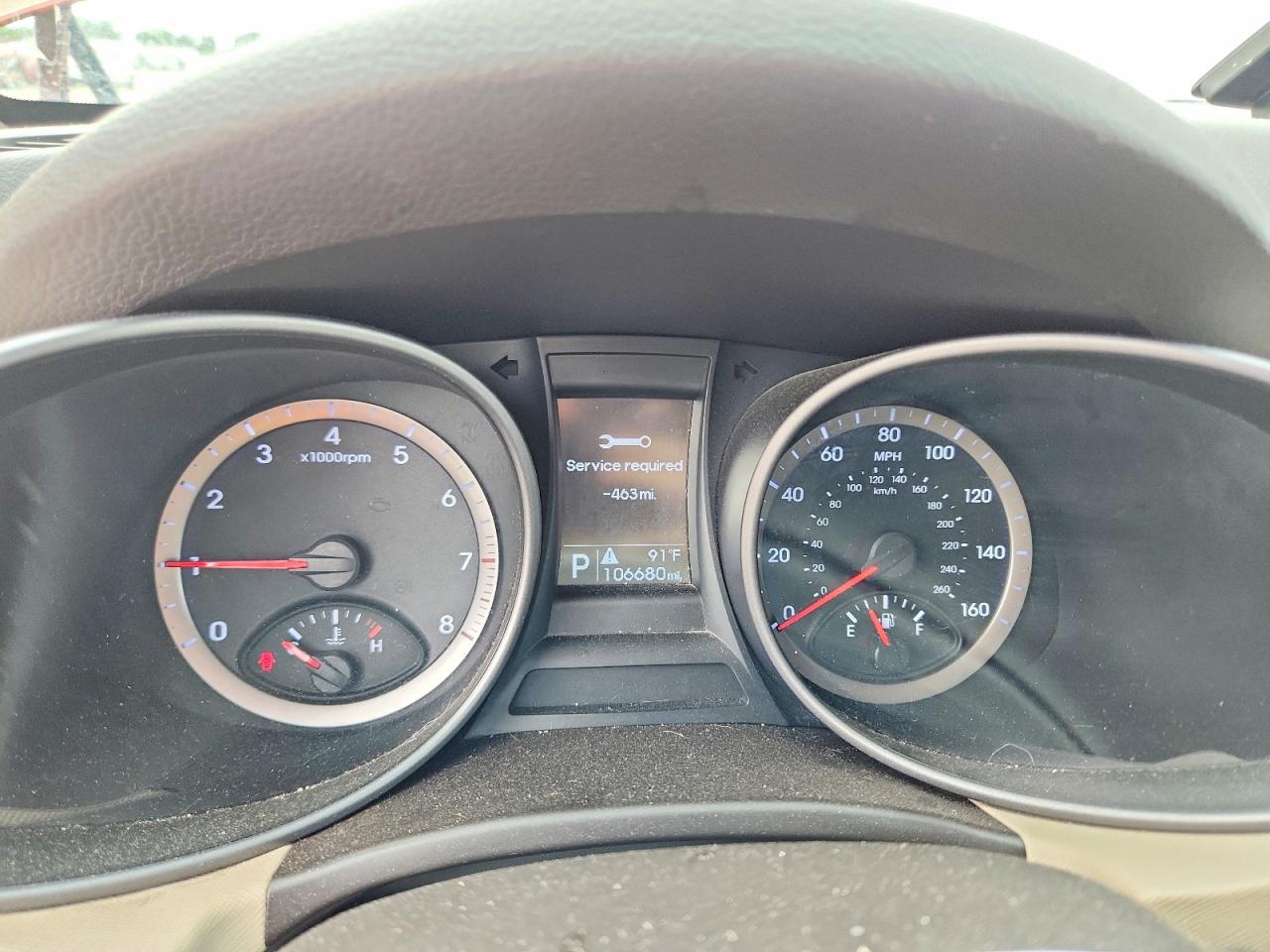 2013 Hyundai Santa Fe Sport 2.4l Orange vin: 5XYZUDLB7DG008094