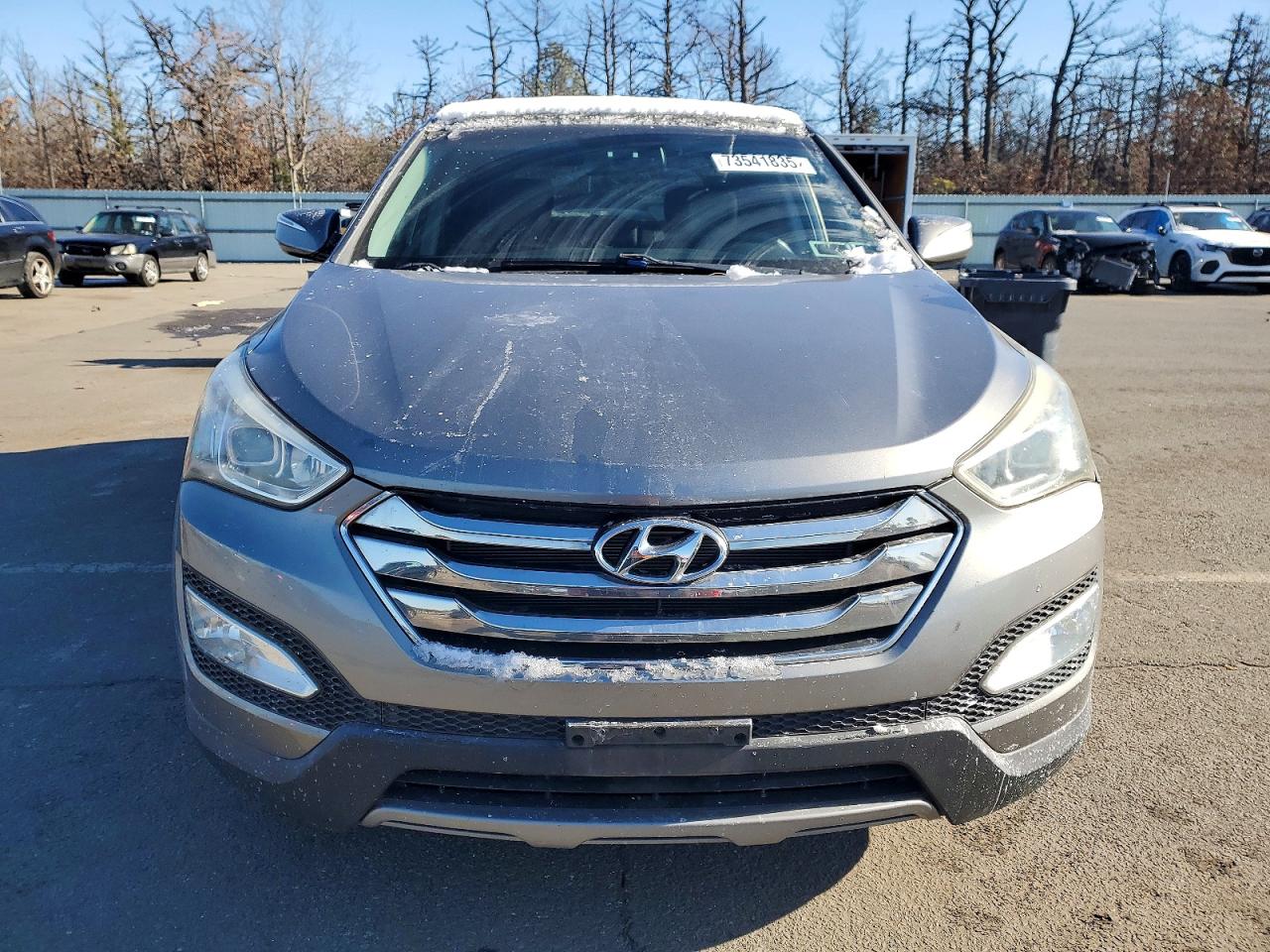 2013 Hyundai Santa Fe Sport Gray vin: 5XYZUDLB7DG046568