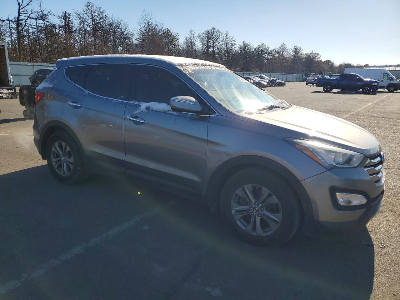 2013 Hyundai Santa Fe Sport Gray vin: 5XYZUDLB7DG046568