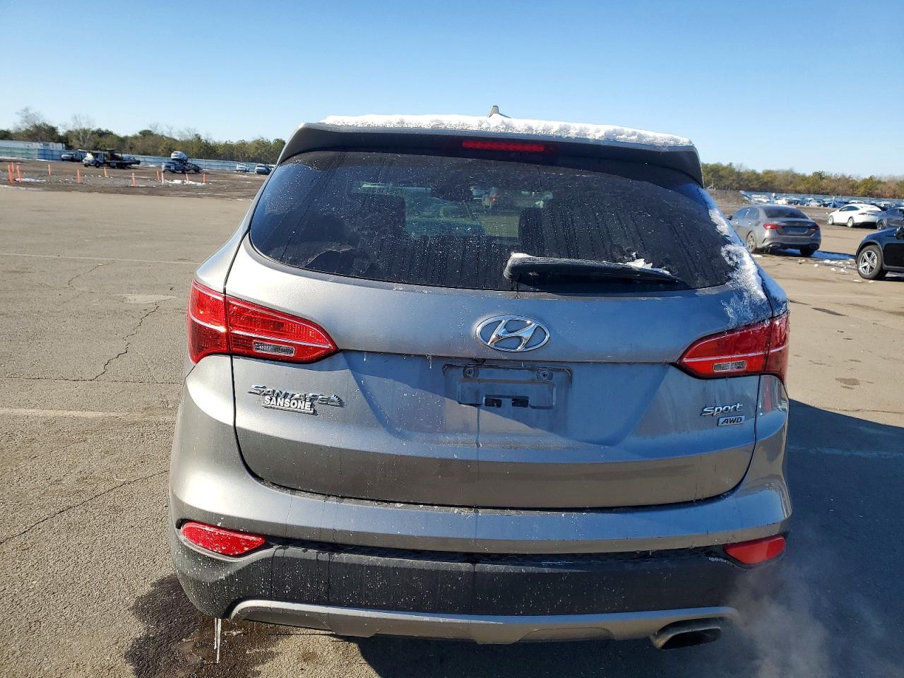 2013 Hyundai Santa Fe Sport Gray vin: 5XYZUDLB7DG046568