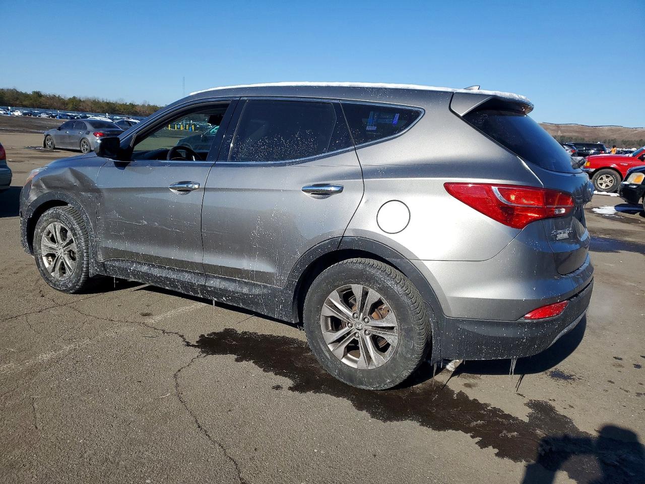 2013 Hyundai Santa Fe Sport Gray vin: 5XYZUDLB7DG046568