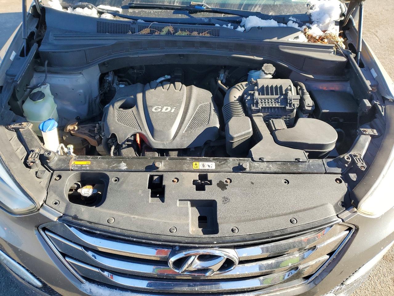 2013 Hyundai Santa Fe Sport Gray vin: 5XYZUDLB7DG046568
