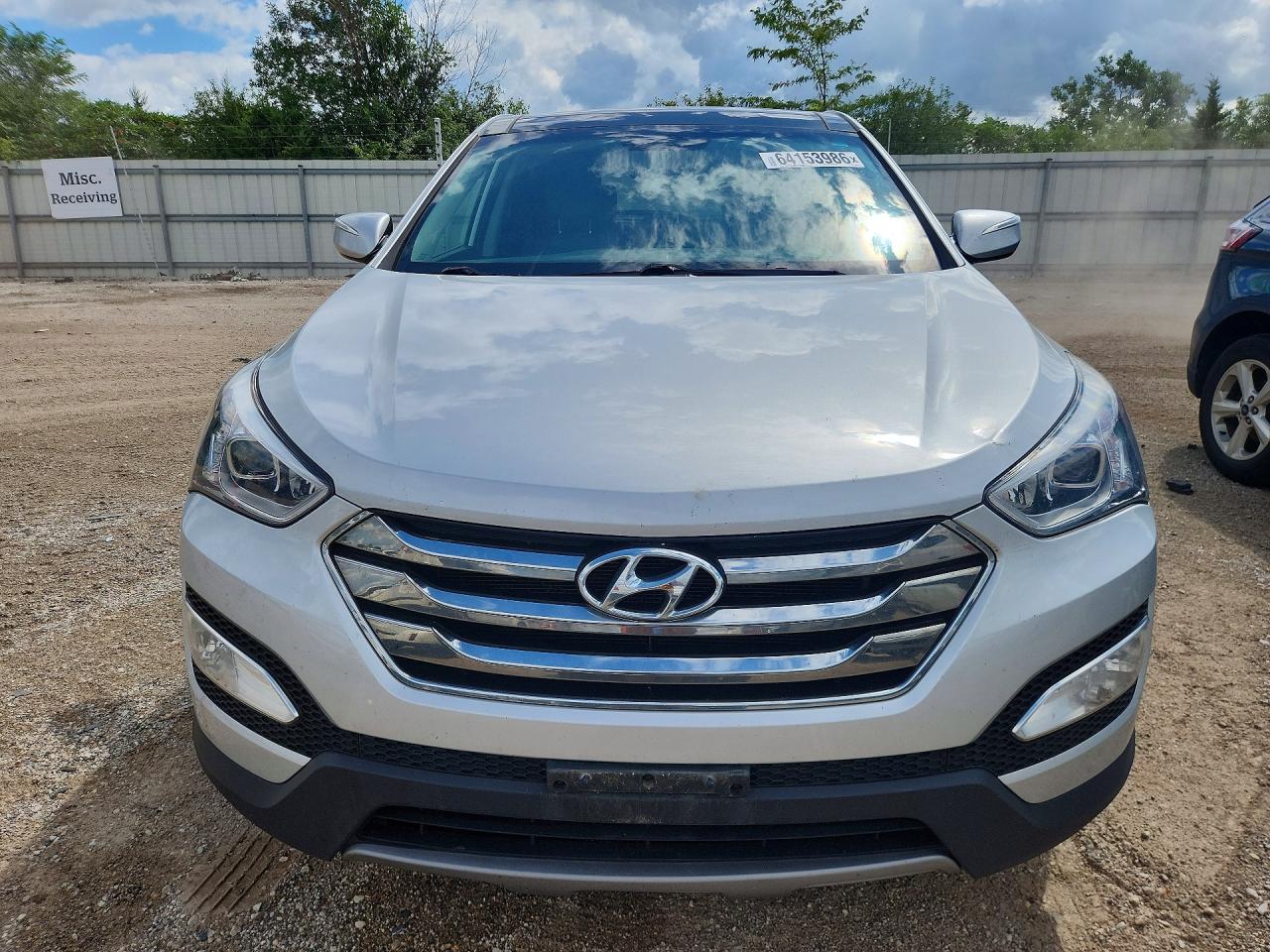2013 Hyundai Santa Fe Sport 2.4l Silver vin: 5XYZUDLB7DG056954
