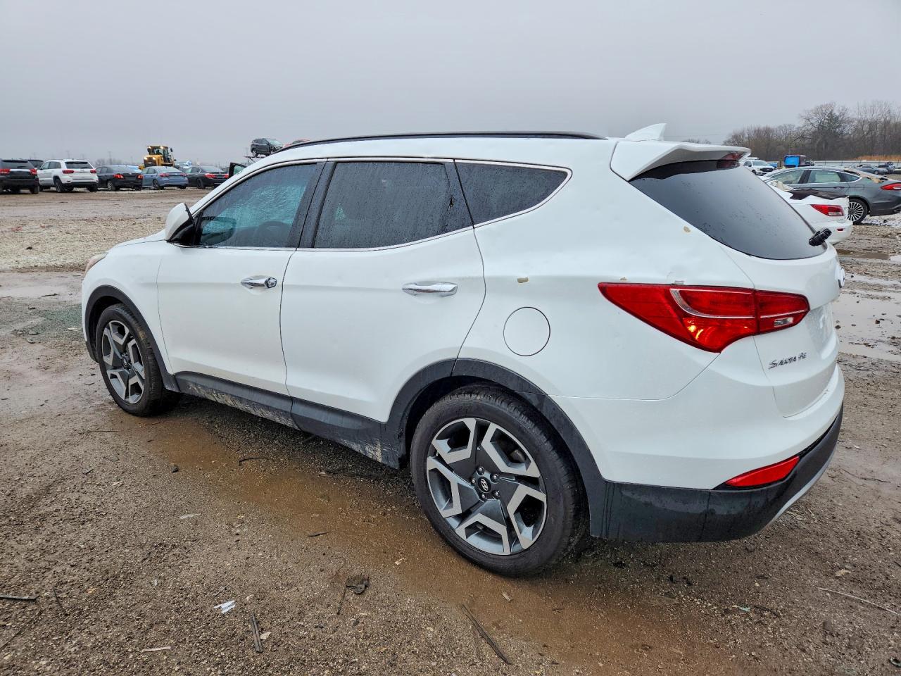 2013 Hyundai Santa Fe Sport 2.4l White vin: 5XYZUDLB7DG060695