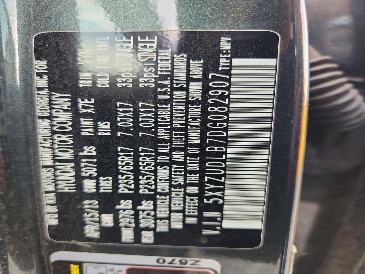 2013 Hyundai Santa Fe Sport 2.4l Charcoal vin: 5XYZUDLB7DG082907