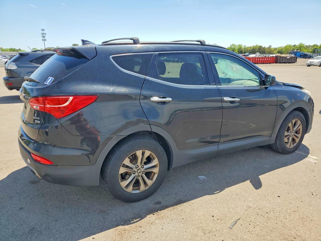 2014 Hyundai Santa Fe Sport 2.4l Black vin: 5XYZUDLB7EG142878