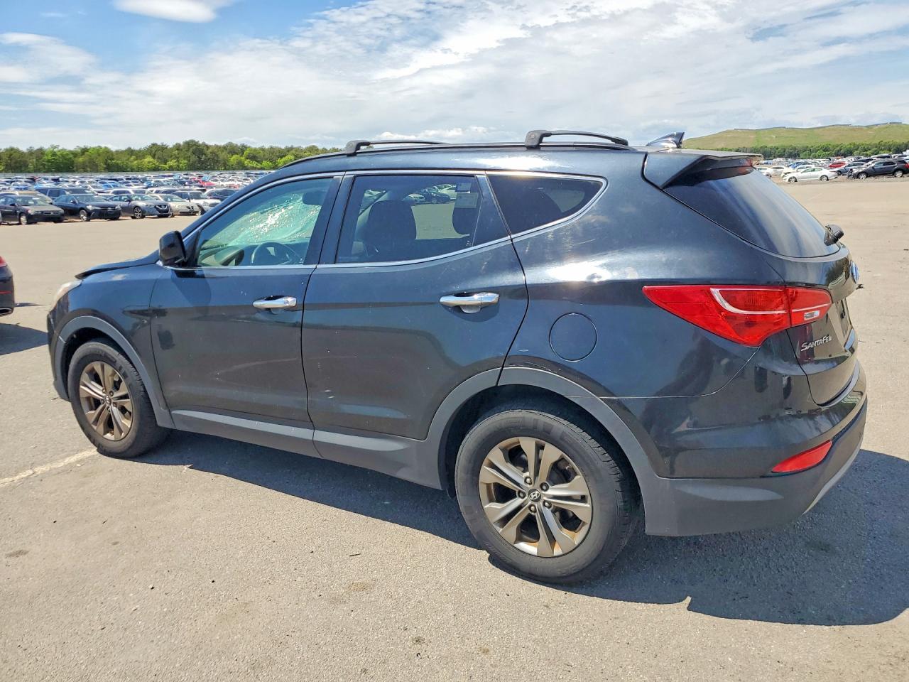 2014 Hyundai Santa Fe Sport 2.4l Black vin: 5XYZUDLB7EG142878