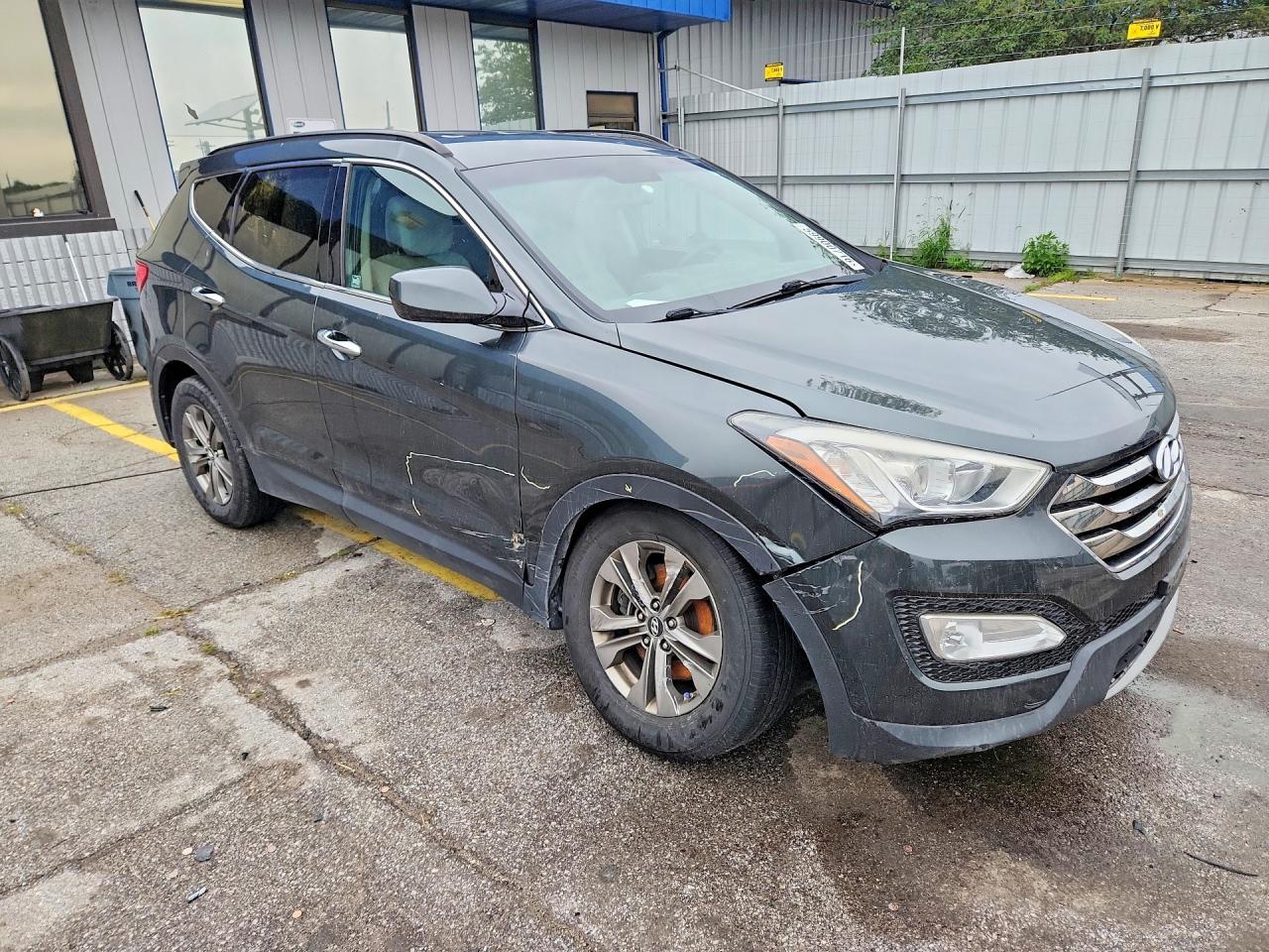 2014 Hyundai Santa Fe Sport 2.4l Charcoal vin: 5XYZUDLB7EG174150
