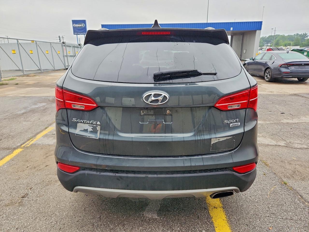 2014 Hyundai Santa Fe Sport 2.4l Charcoal vin: 5XYZUDLB7EG174150
