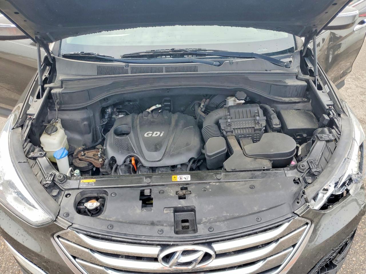 2014 Hyundai Santa Fe Sport 2.4l Серый vin: 5XYZUDLB7EG194477