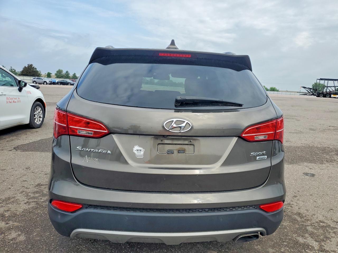 2014 Hyundai Santa Fe Sport 2.4l Серый vin: 5XYZUDLB7EG194477