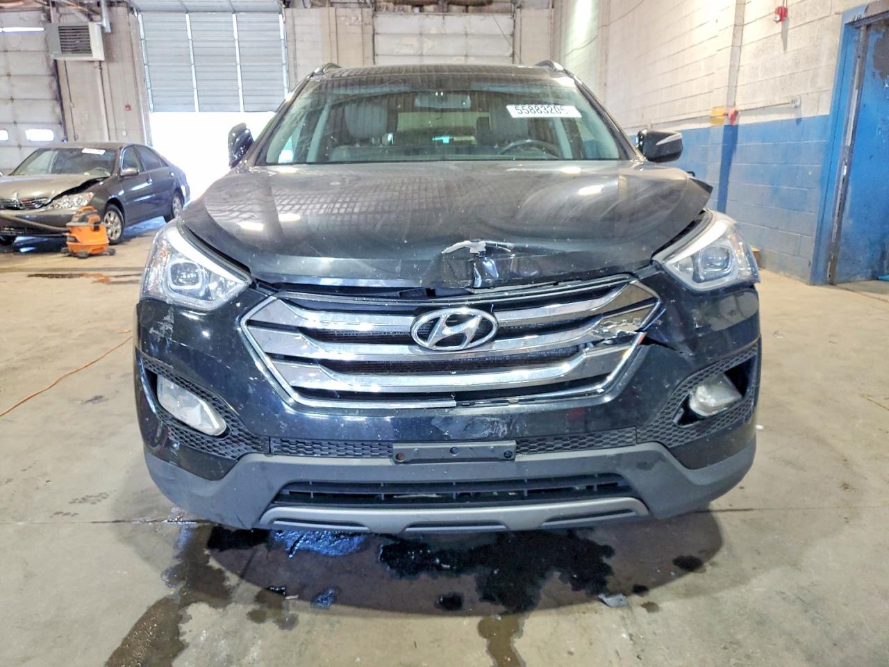 2014 Hyundai Santa Fe Sport 2.4l Black vin: 5XYZUDLB7EG229874