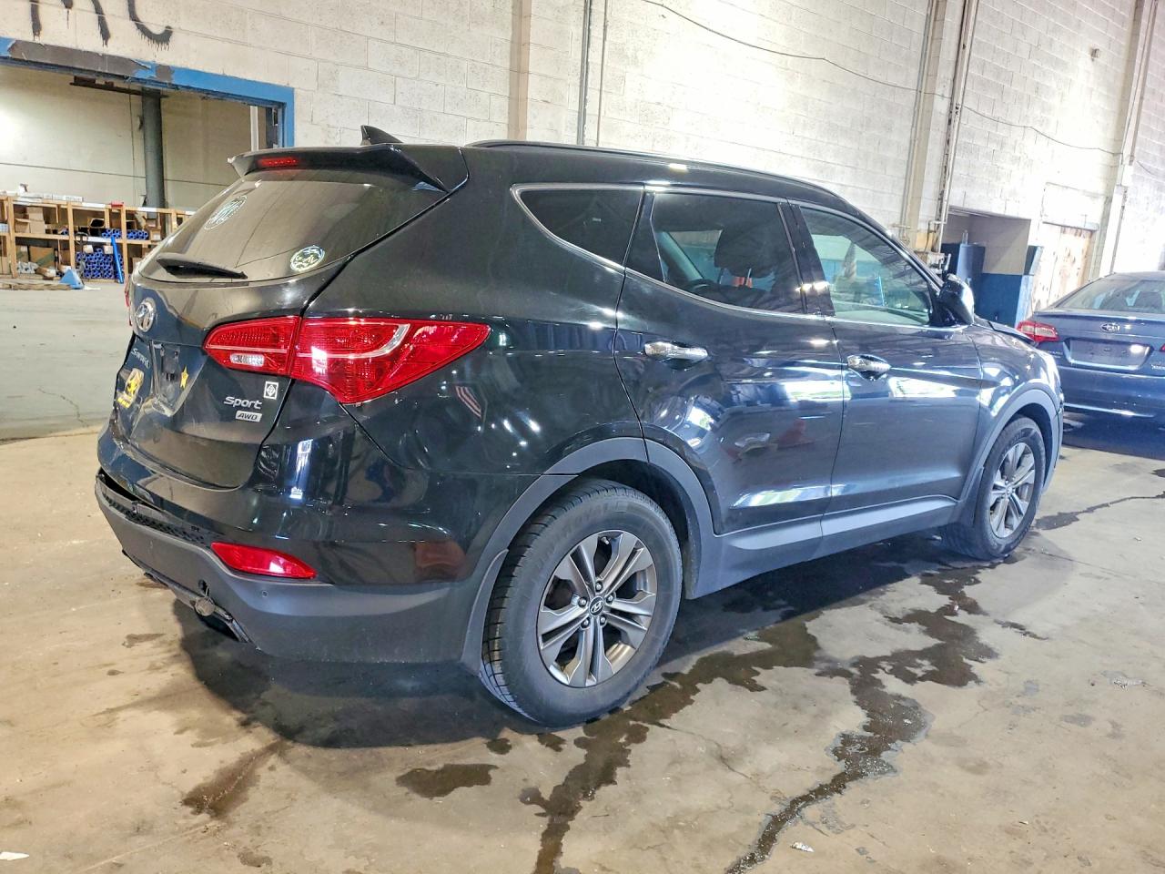 2014 Hyundai Santa Fe Sport 2.4l Black vin: 5XYZUDLB7EG229874