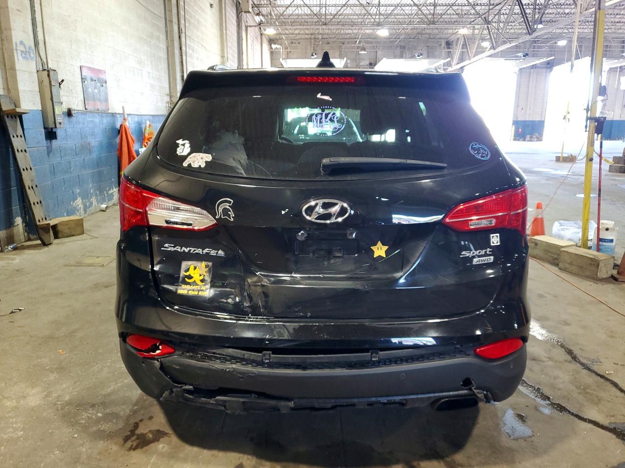 2014 Hyundai Santa Fe Sport 2.4l Black vin: 5XYZUDLB7EG229874