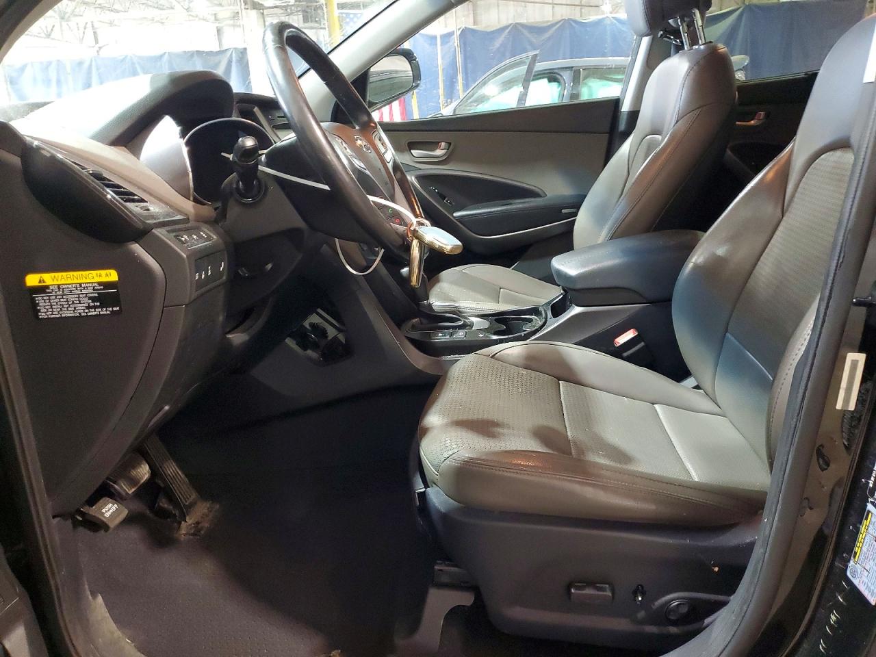 2014 Hyundai Santa Fe Sport 2.4l Black vin: 5XYZUDLB7EG229874