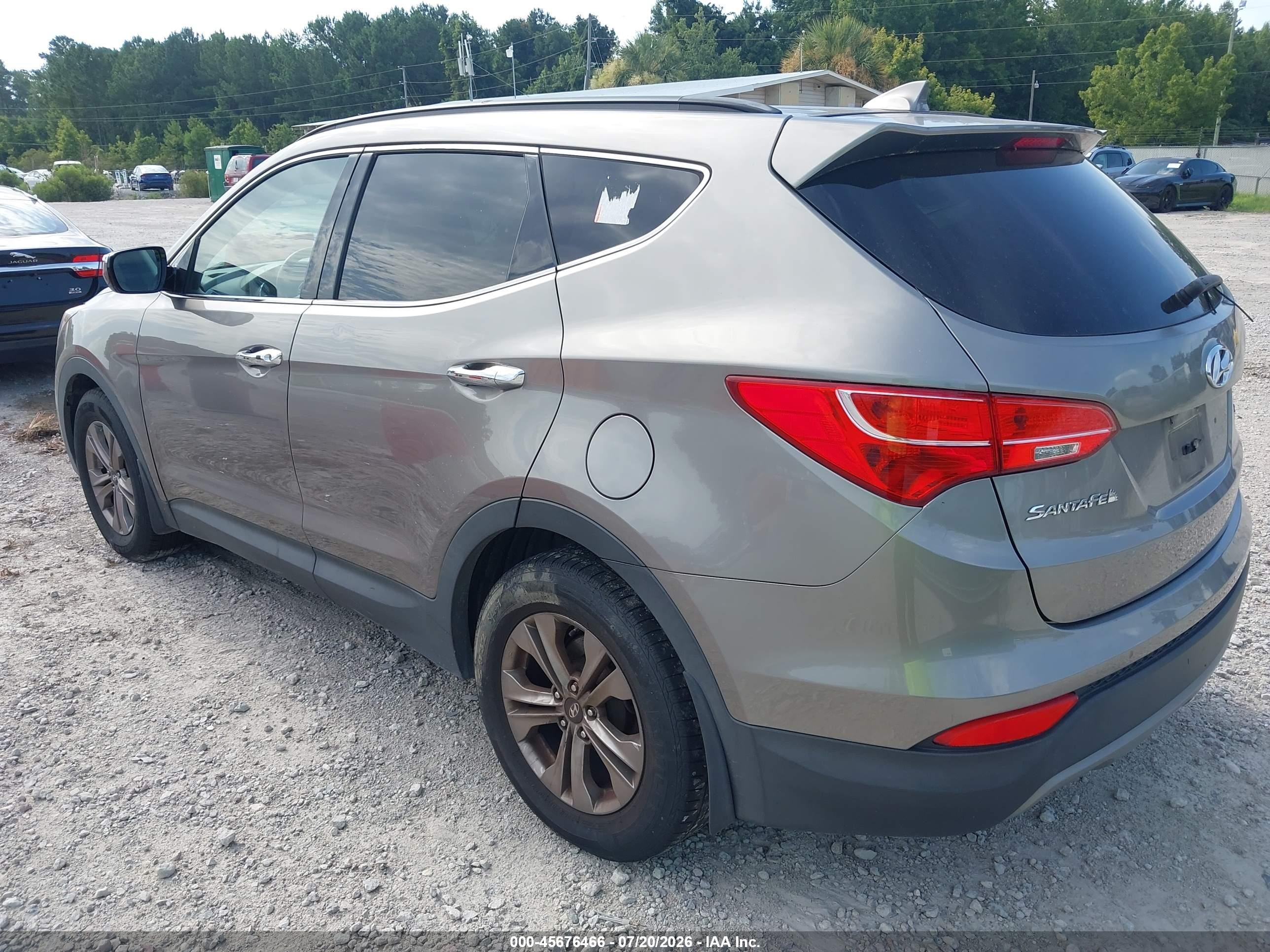 2015 Hyundai Santa Fe Sport 2.4l Gray vin: 5XYZUDLB7FG243307