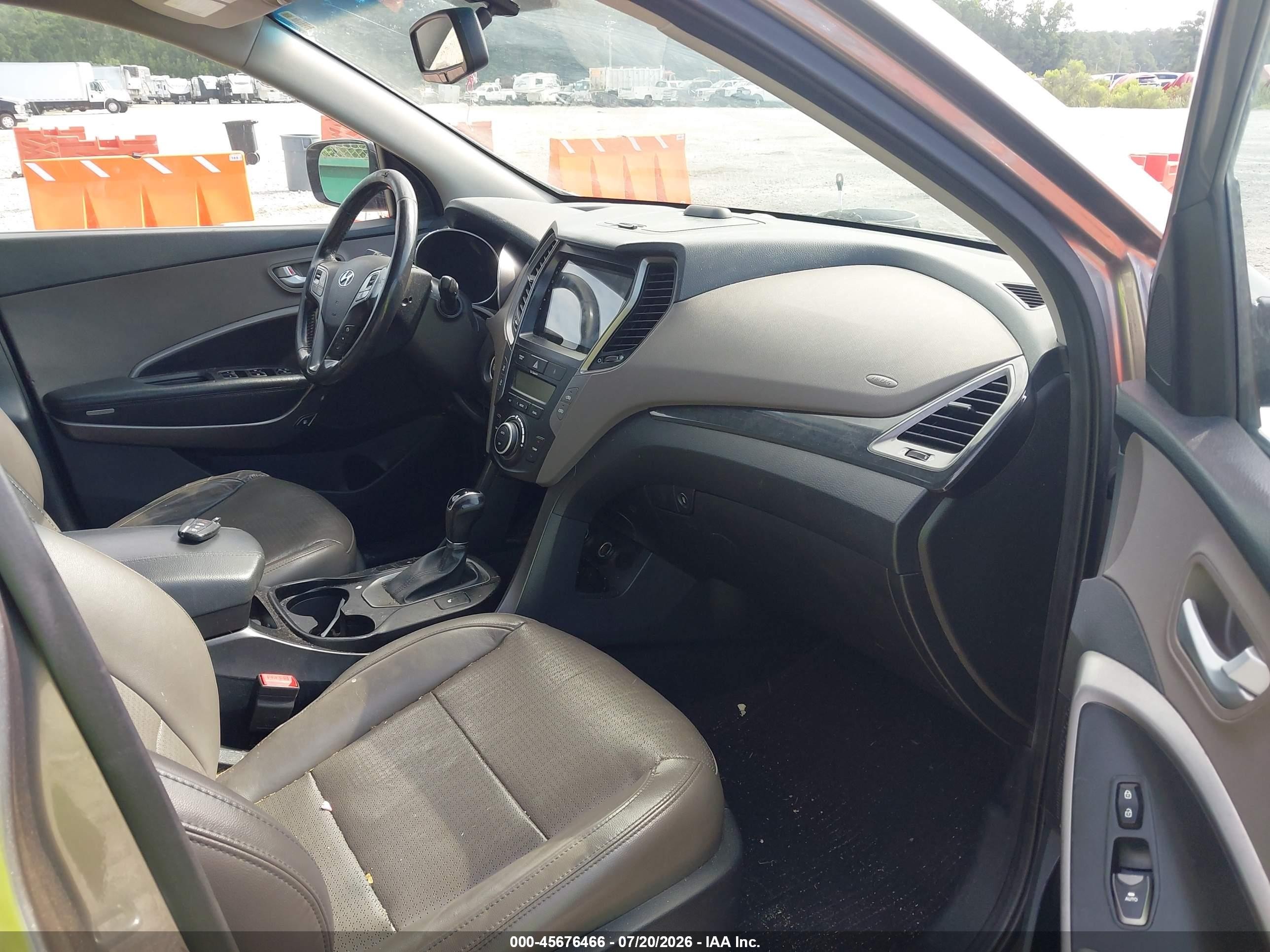 2015 Hyundai Santa Fe Sport 2.4l Gray vin: 5XYZUDLB7FG243307