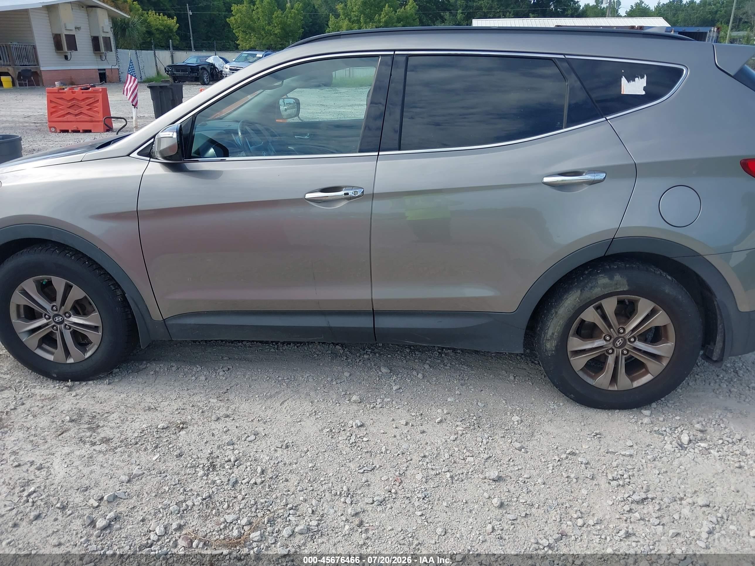 2015 Hyundai Santa Fe Sport 2.4l Gray vin: 5XYZUDLB7FG243307