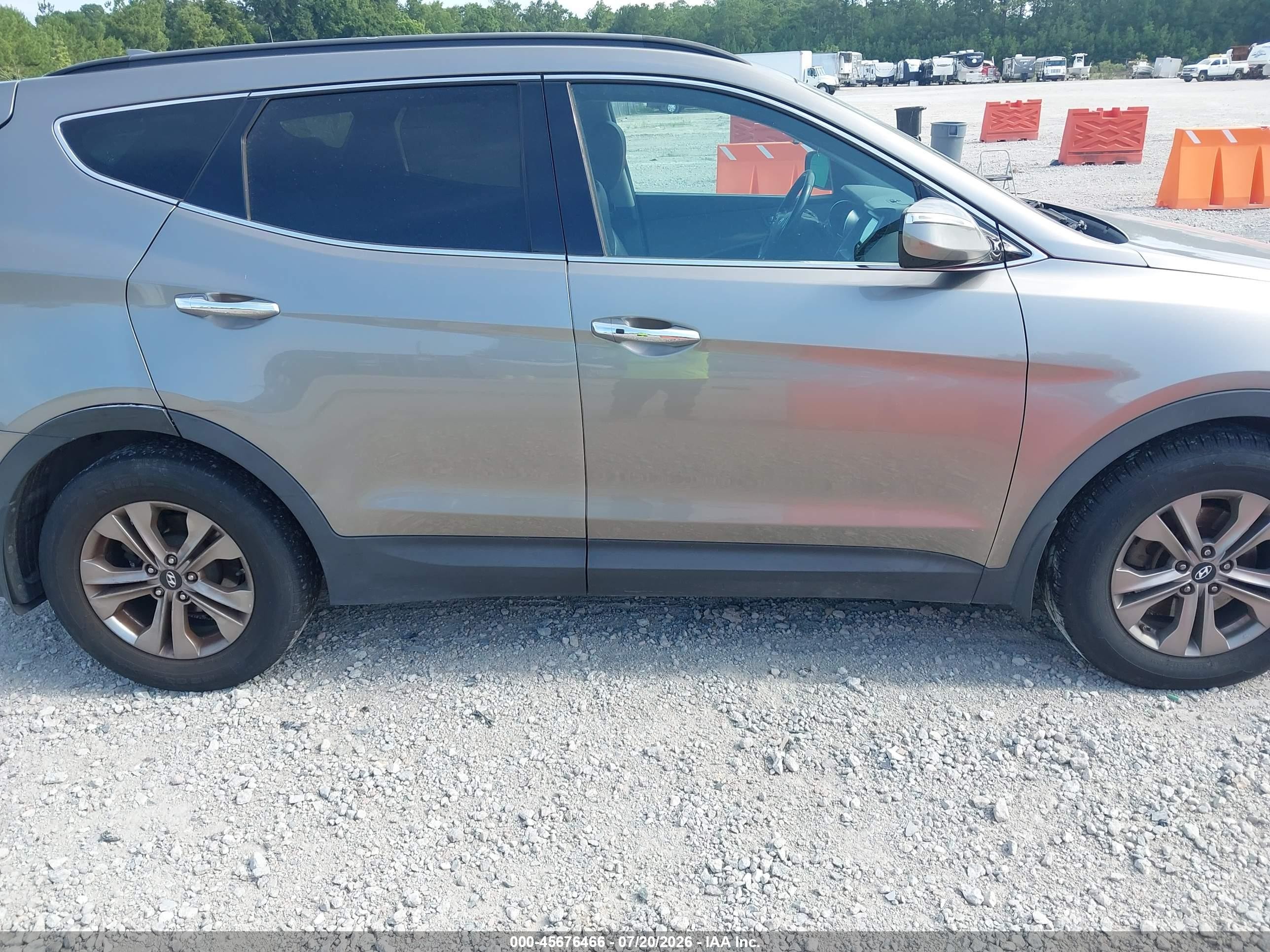 2015 Hyundai Santa Fe Sport 2.4l Gray vin: 5XYZUDLB7FG243307