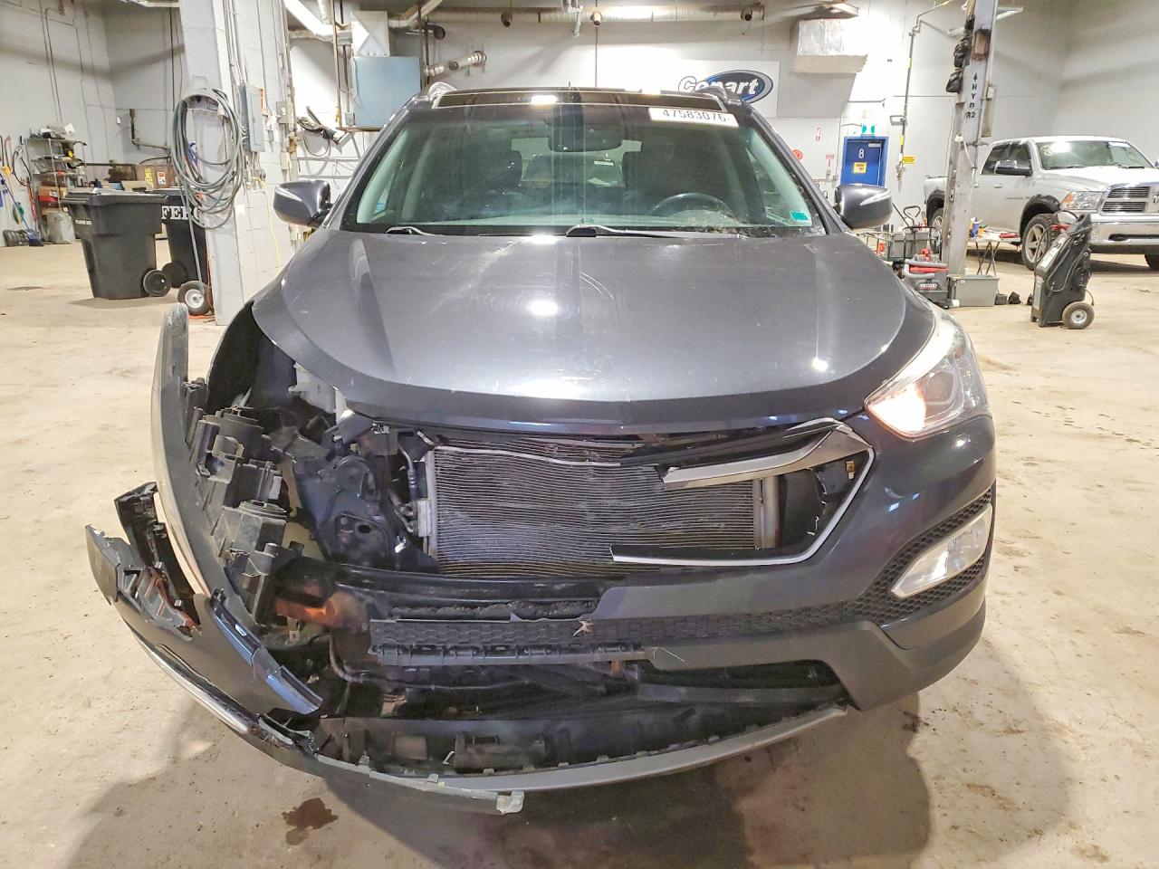 2015 Hyundai Santa Fe Sport 2.4l Gray vin: 5XYZUDLB7FG289333
