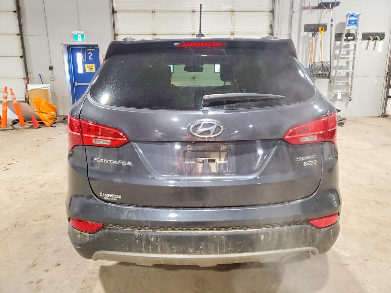 2015 Hyundai Santa Fe Sport 2.4l Gray vin: 5XYZUDLB7FG289333