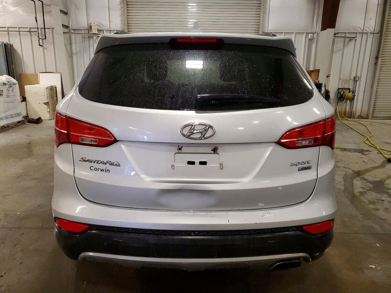 2013 Hyundai Santa Fe Sport 2.4l Silver vin: 5XYZUDLB8DG009674