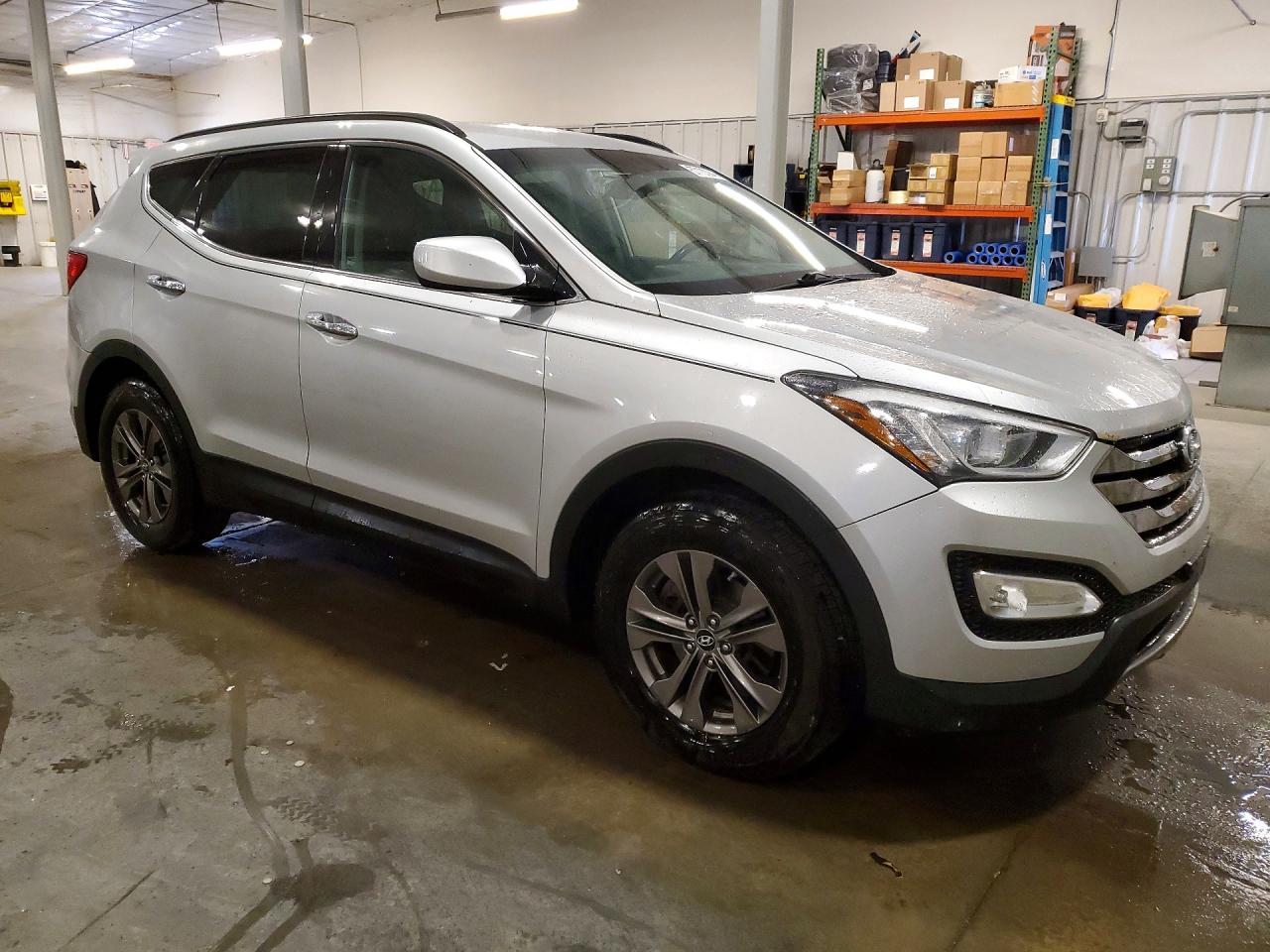 2013 Hyundai Santa Fe Sport 2.4l Silver vin: 5XYZUDLB8DG009674