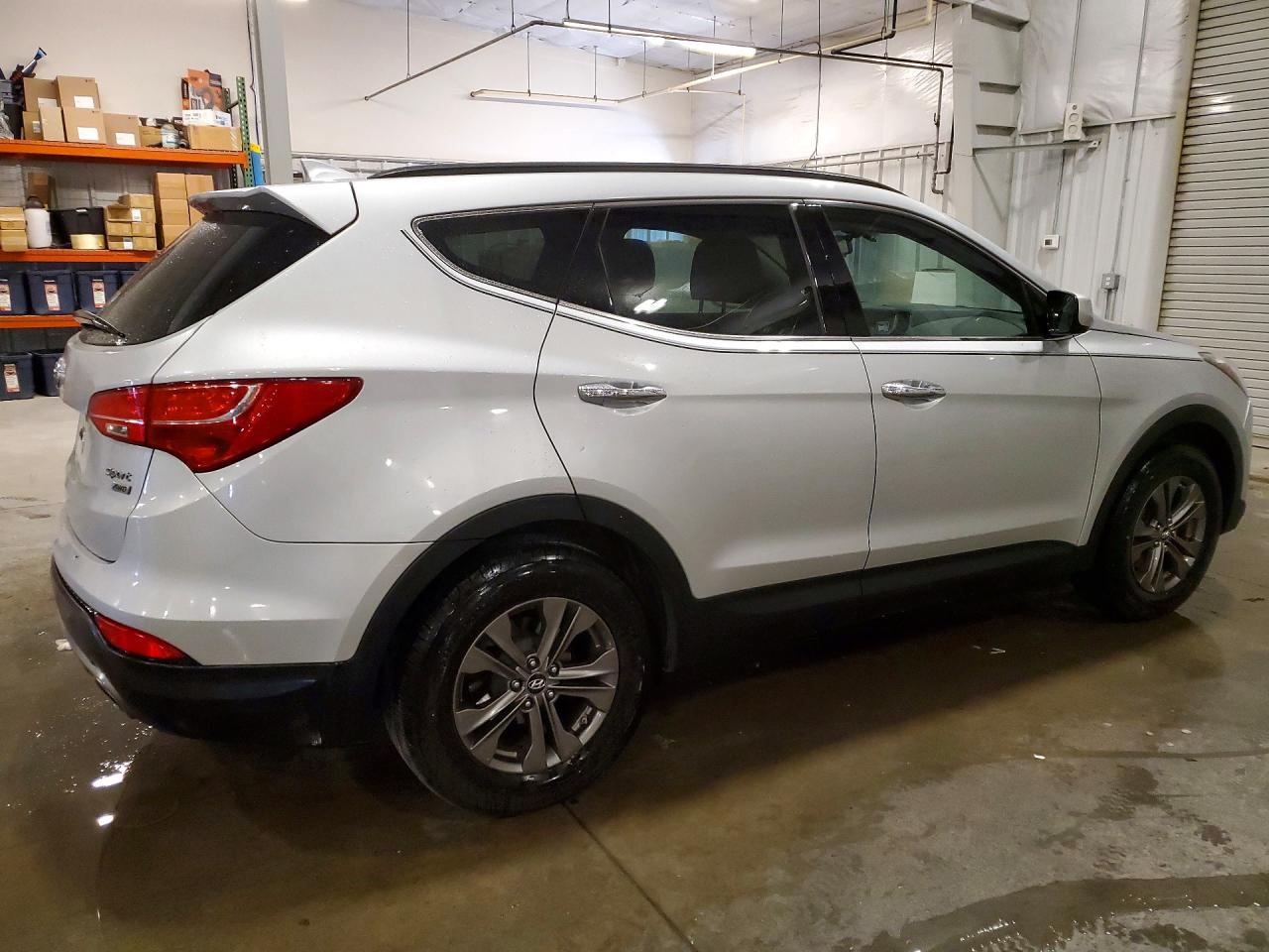 2013 Hyundai Santa Fe Sport 2.4l Silver vin: 5XYZUDLB8DG009674