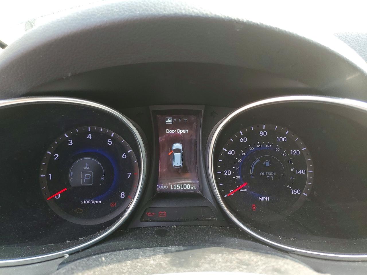 2013 Hyundai Santa Fe Sport 2.4l Угольный vin: 5XYZUDLB8DG066067