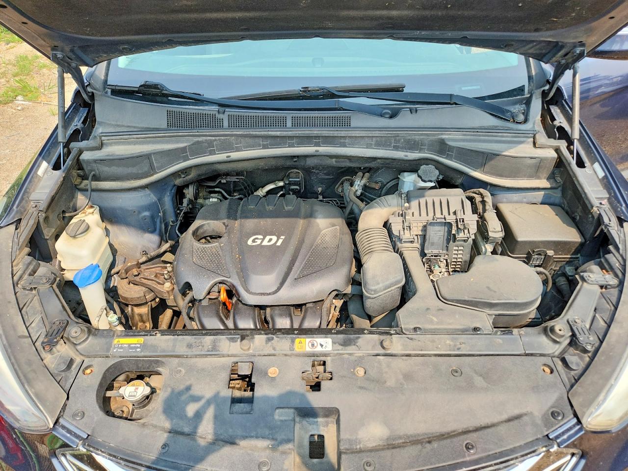 2013 Hyundai Santa Fe Sport 2.4l Угольный vin: 5XYZUDLB8DG066067