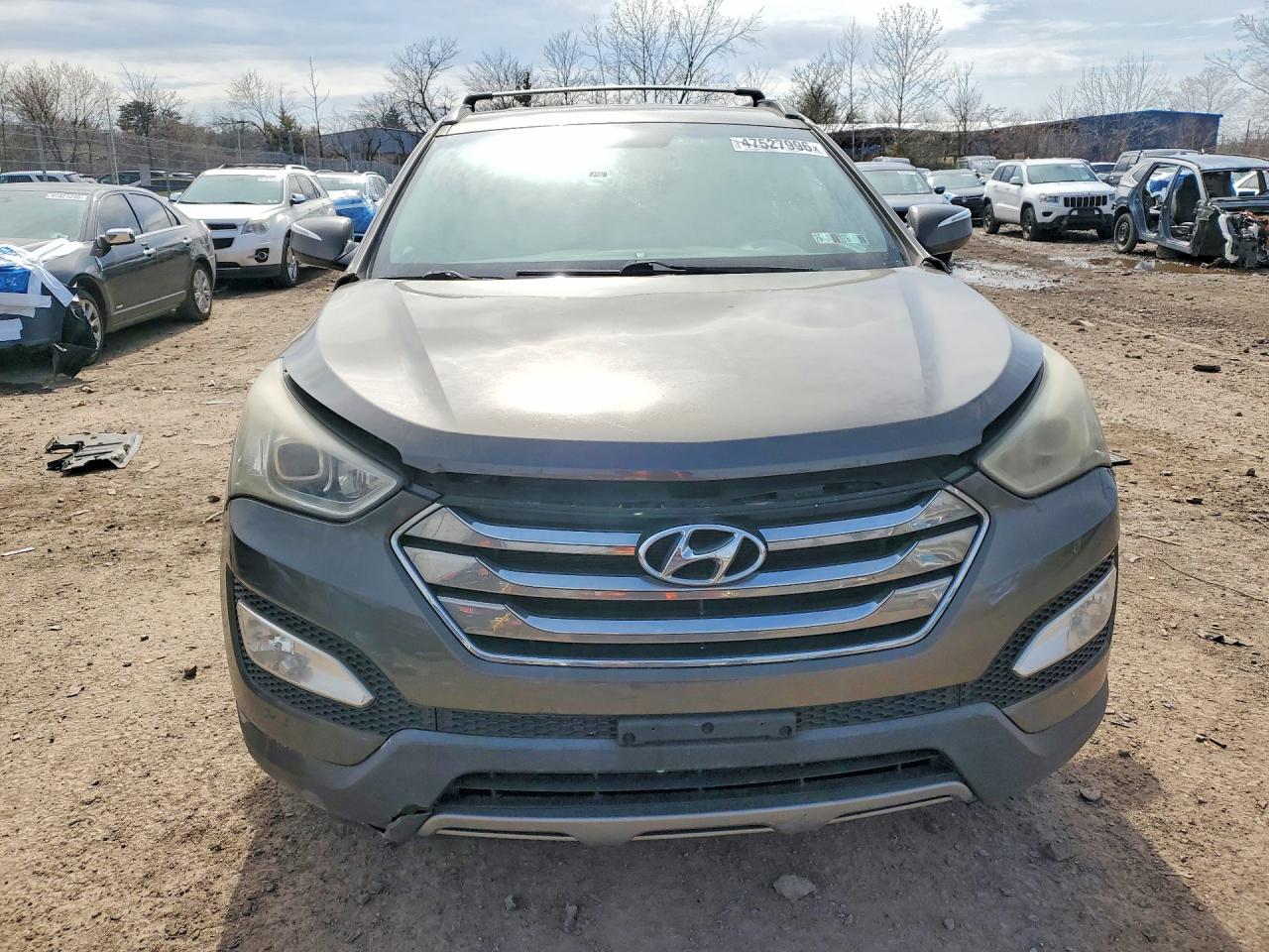 2013 Hyundai Santa Fe Sport 2.4l Silver vin: 5XYZUDLB8DG099585