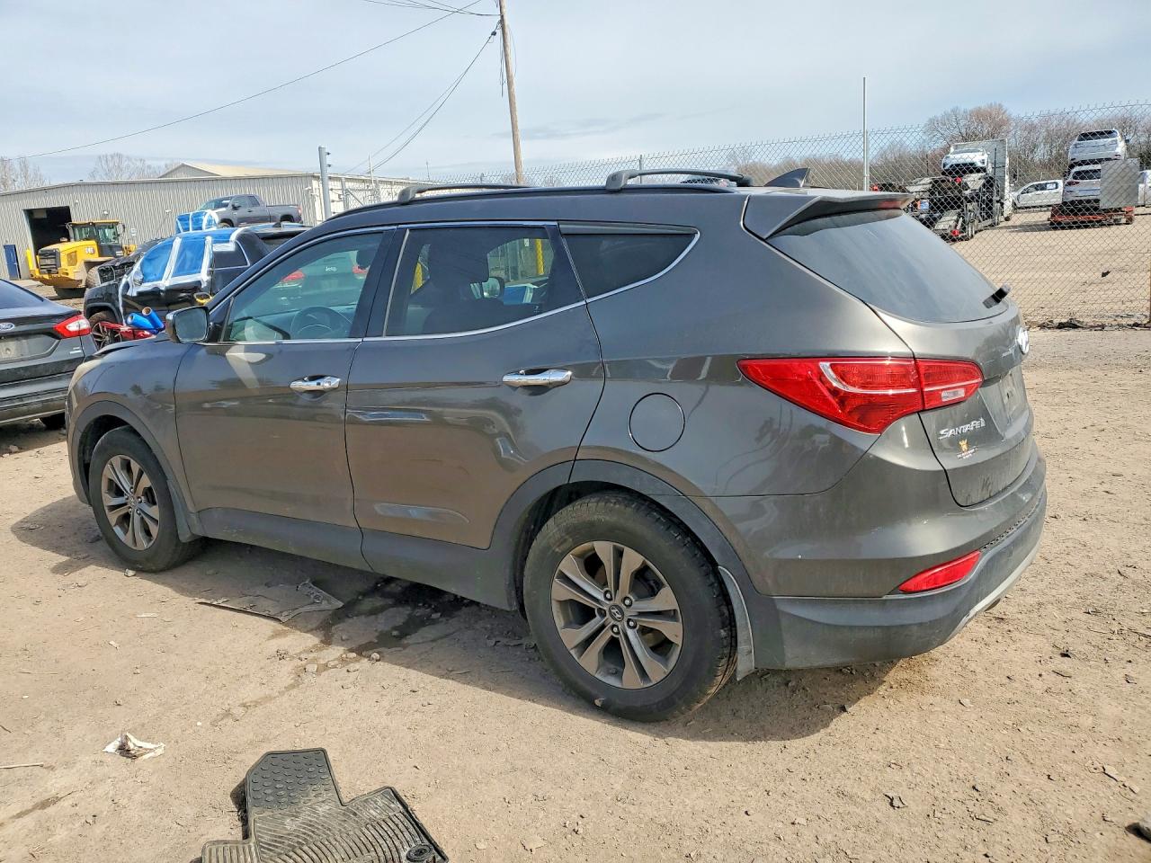 2013 Hyundai Santa Fe Sport 2.4l Silver vin: 5XYZUDLB8DG099585